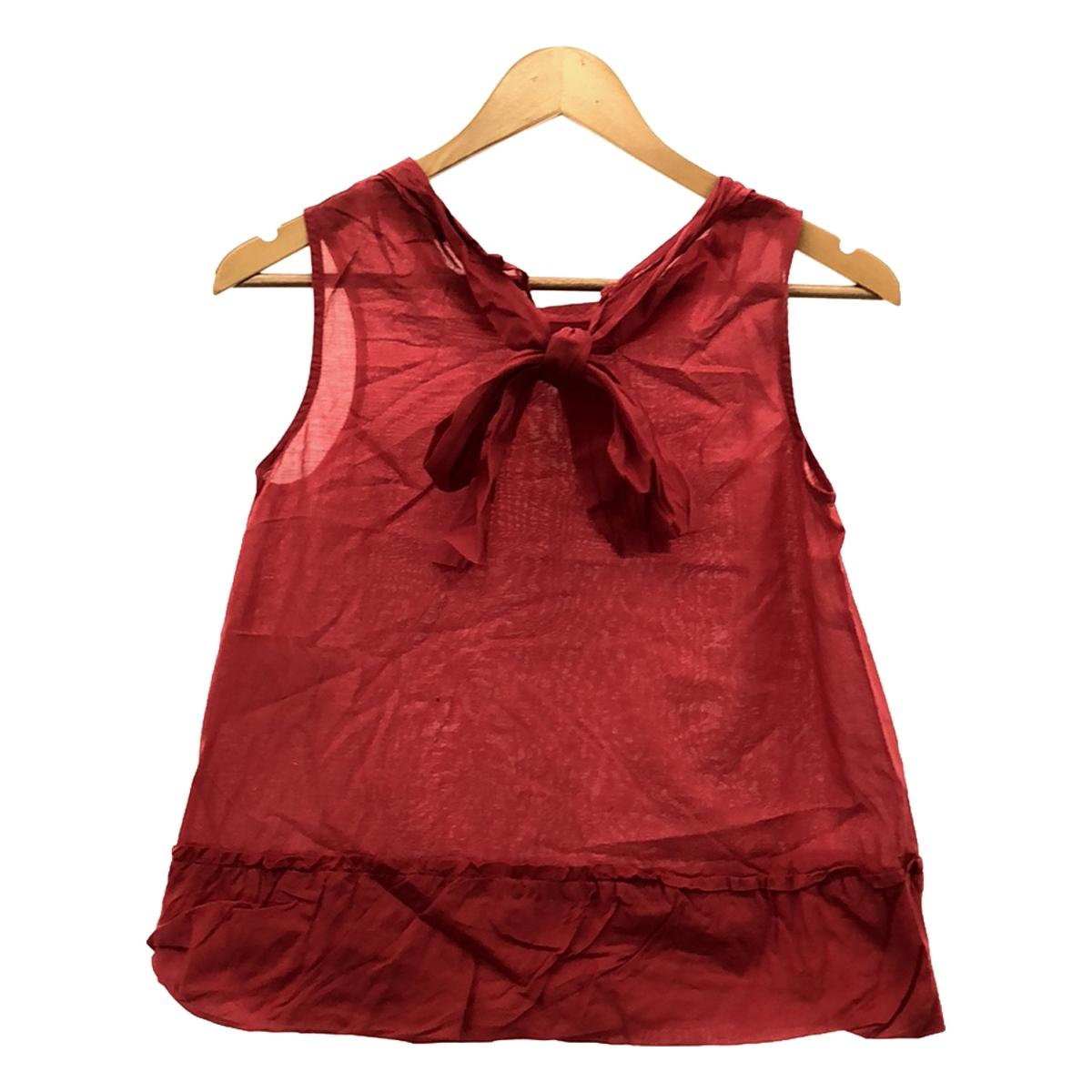 tricot COMME des GARCONS | 2014SS | Sleeveless back ribbon blouse | S | Women's