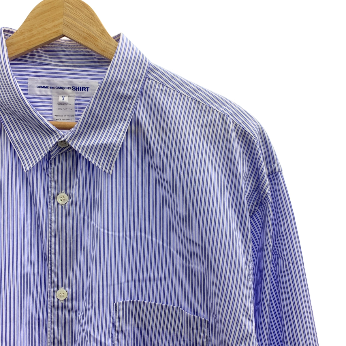 COMME des GARCONS SHIRT / コムデギャルソンシャツ | FOREVER ストライプ シャツ | X | メンズ