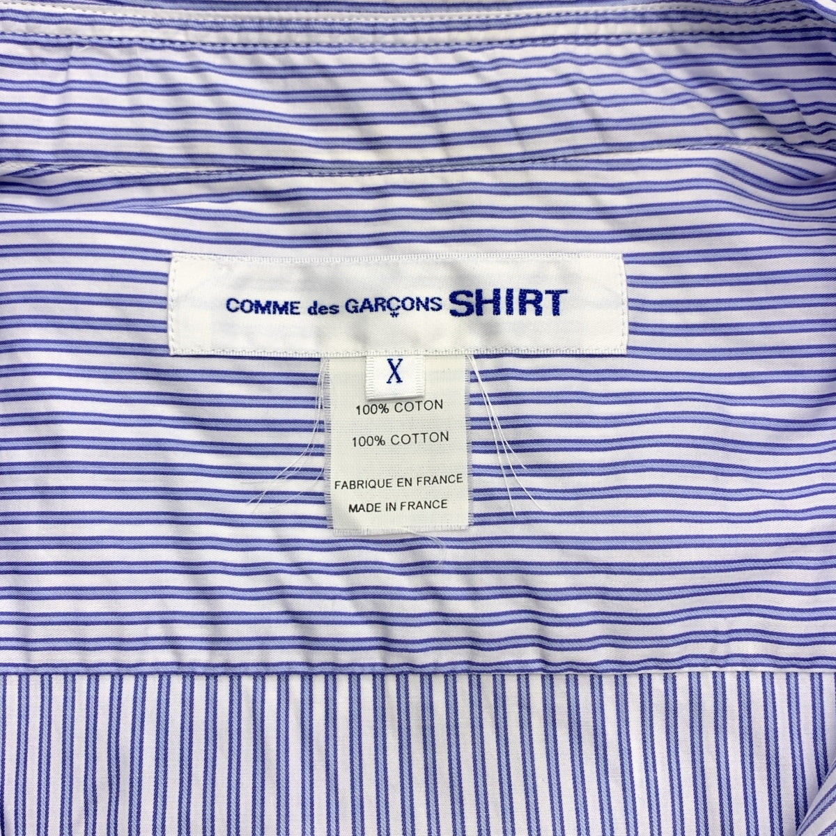 COMME des GARCONS SHIRT / コムデギャルソンシャツ | FOREVER ストライプ シャツ | X | メンズ