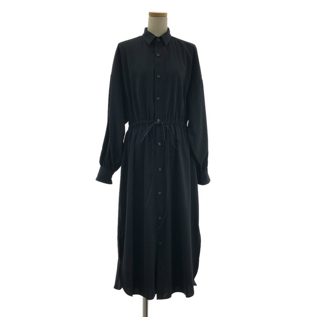 HYKE / ハイク | 2020AW | SHIRT DRESS / ロゴボタン ドローストリング シャツ ワンピース | 2 | レディース