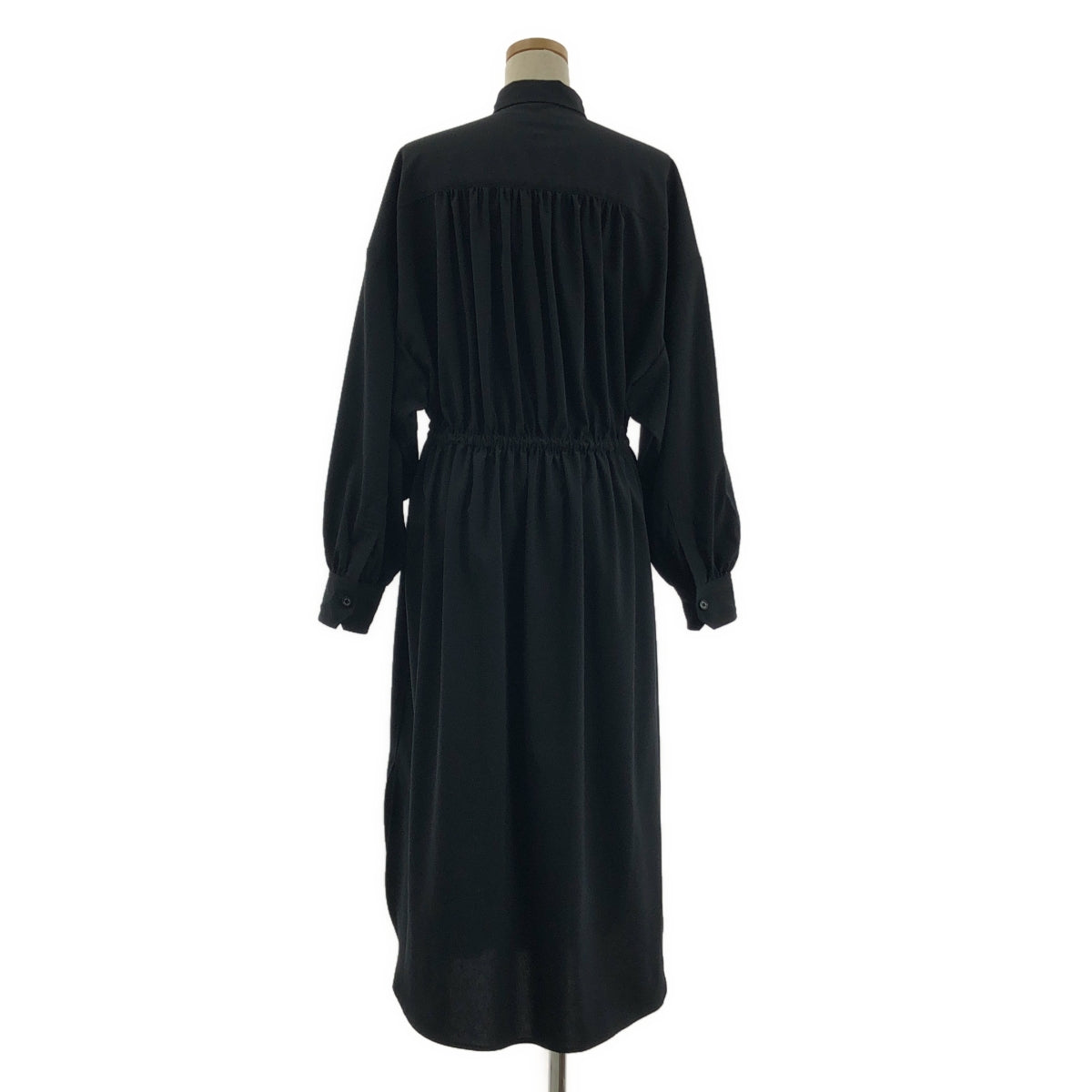 HYKE / ハイク | 2020AW | SHIRT DRESS / ロゴボタン ドローストリング シャツ ワンピース | 2 | レディース