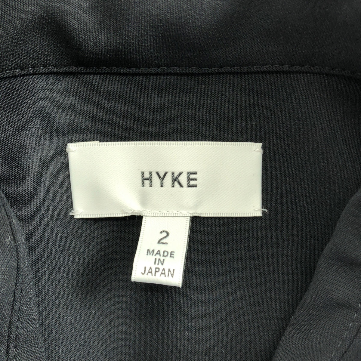 HYKE / ハイク | 2020AW | SHIRT DRESS / ロゴボタン ドローストリング シャツ ワンピース | 2 | レディース