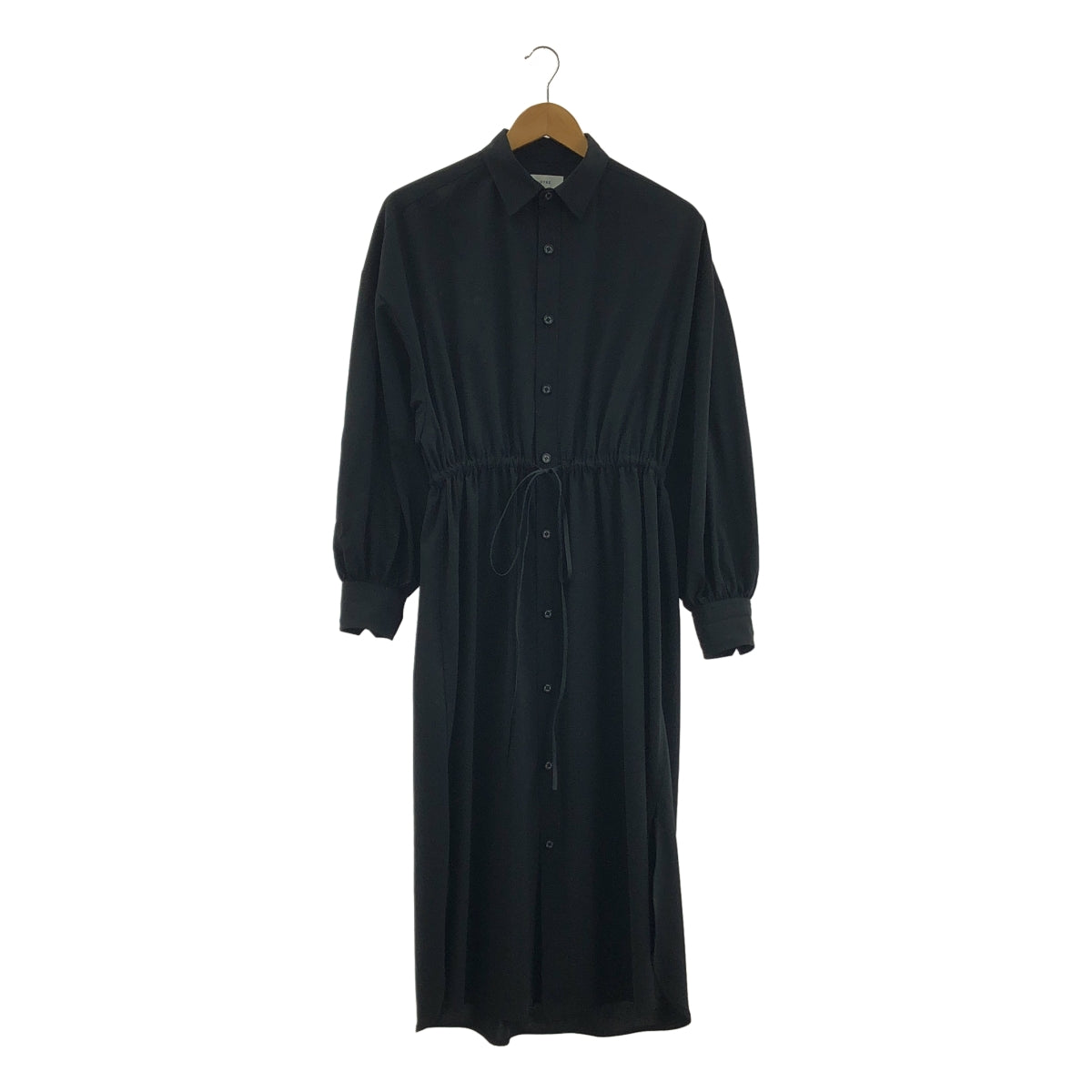 HYKE / ハイク | 2020AW | SHIRT DRESS / ロゴボタン ドローストリング シャツ ワンピース | 2 | レディース