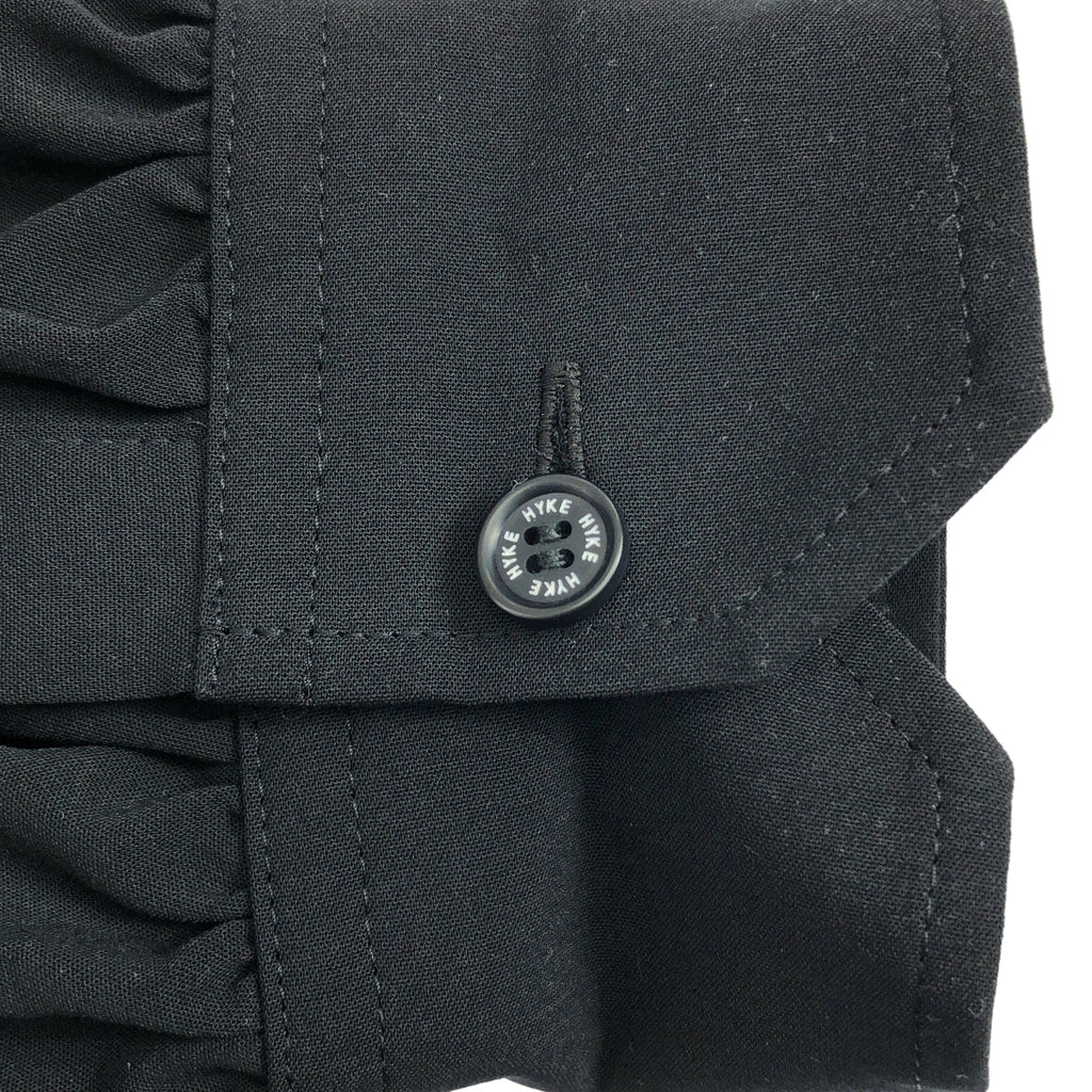 HYKE / ハイク | 2020AW | SHIRT DRESS / ロゴボタン ドローストリング シャツ ワンピース | 2 | レディース