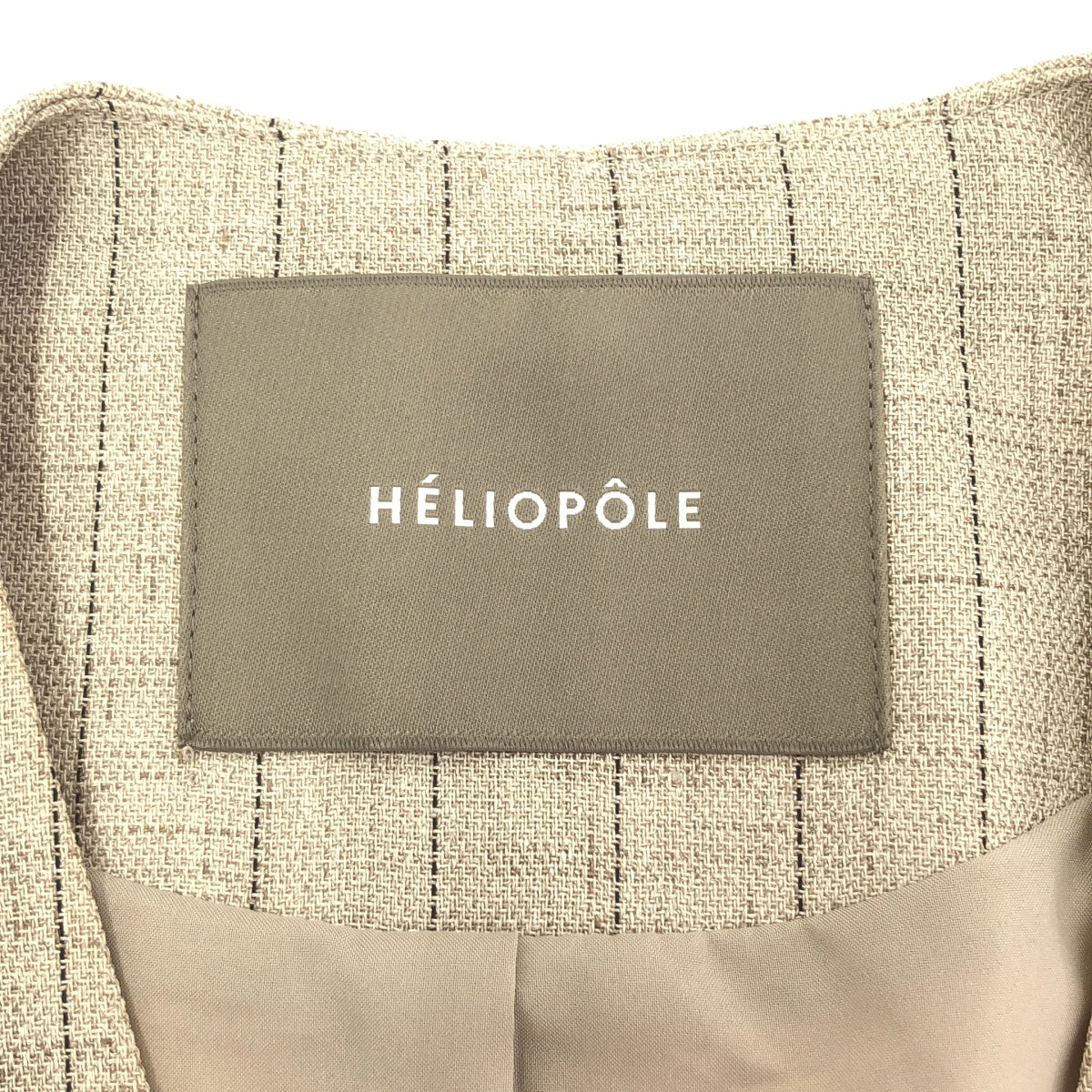 HELIOPOLE / 엘리오폴 | 폴리 에스테르 핀 스트라이프 2B 질레 베스트 | F | 여성