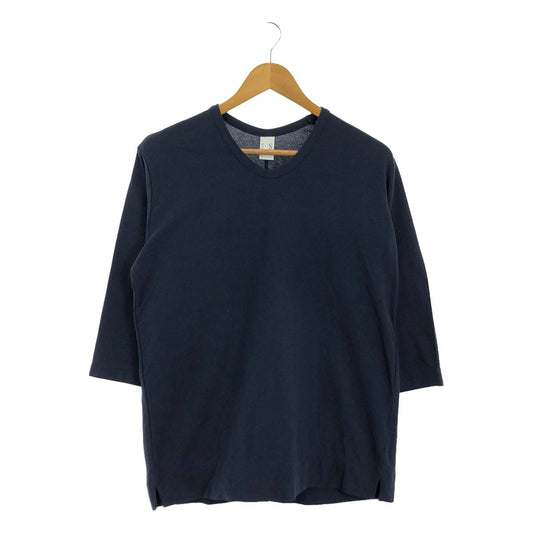 NO CONTROL AIR | High-twist cotton knit georgette cut-and-sew | S | Navy | Women's