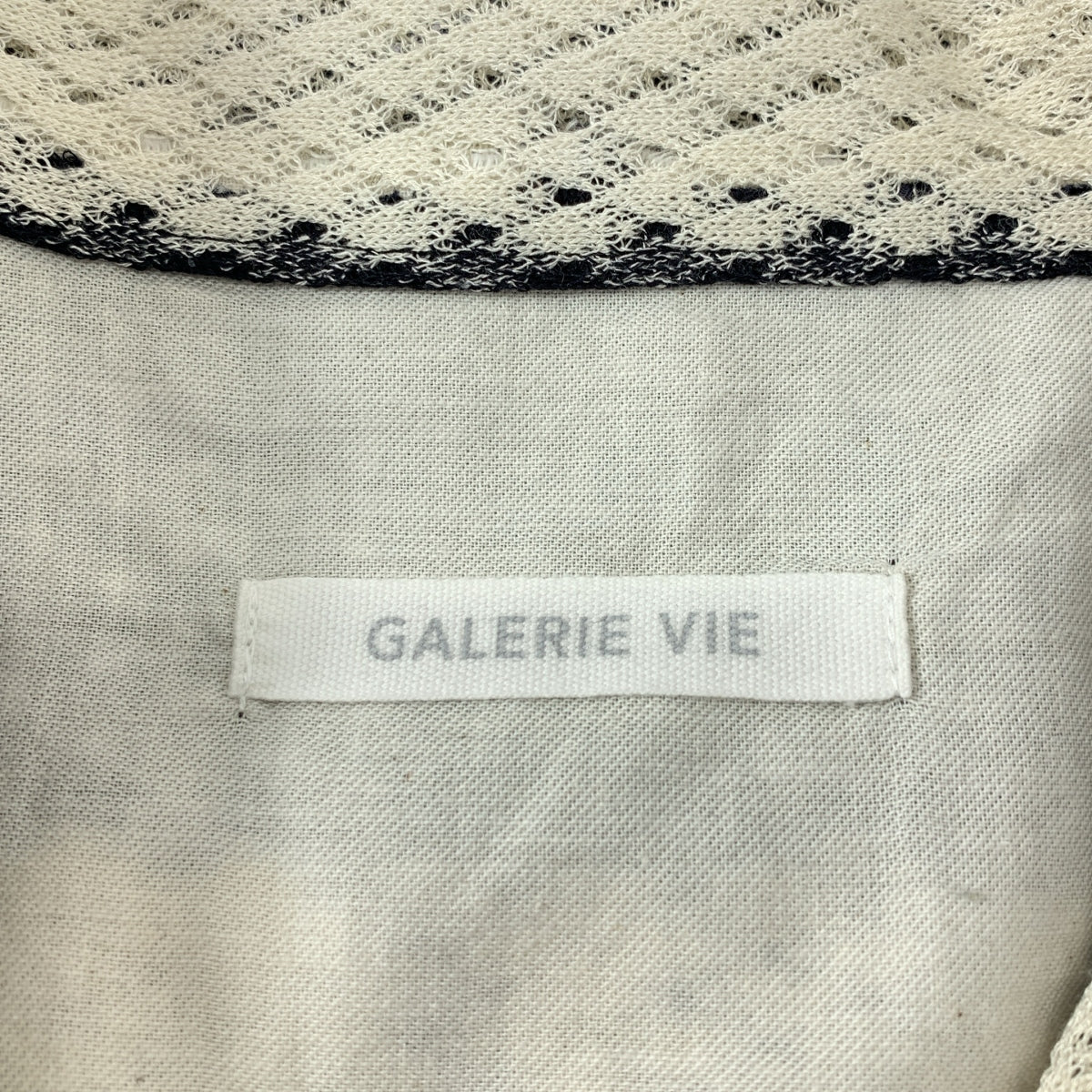 GALERIE VIE / ギャルリーヴィー | 2023SS | ランダムストライプ オープンカラーシャツ | F | レディース