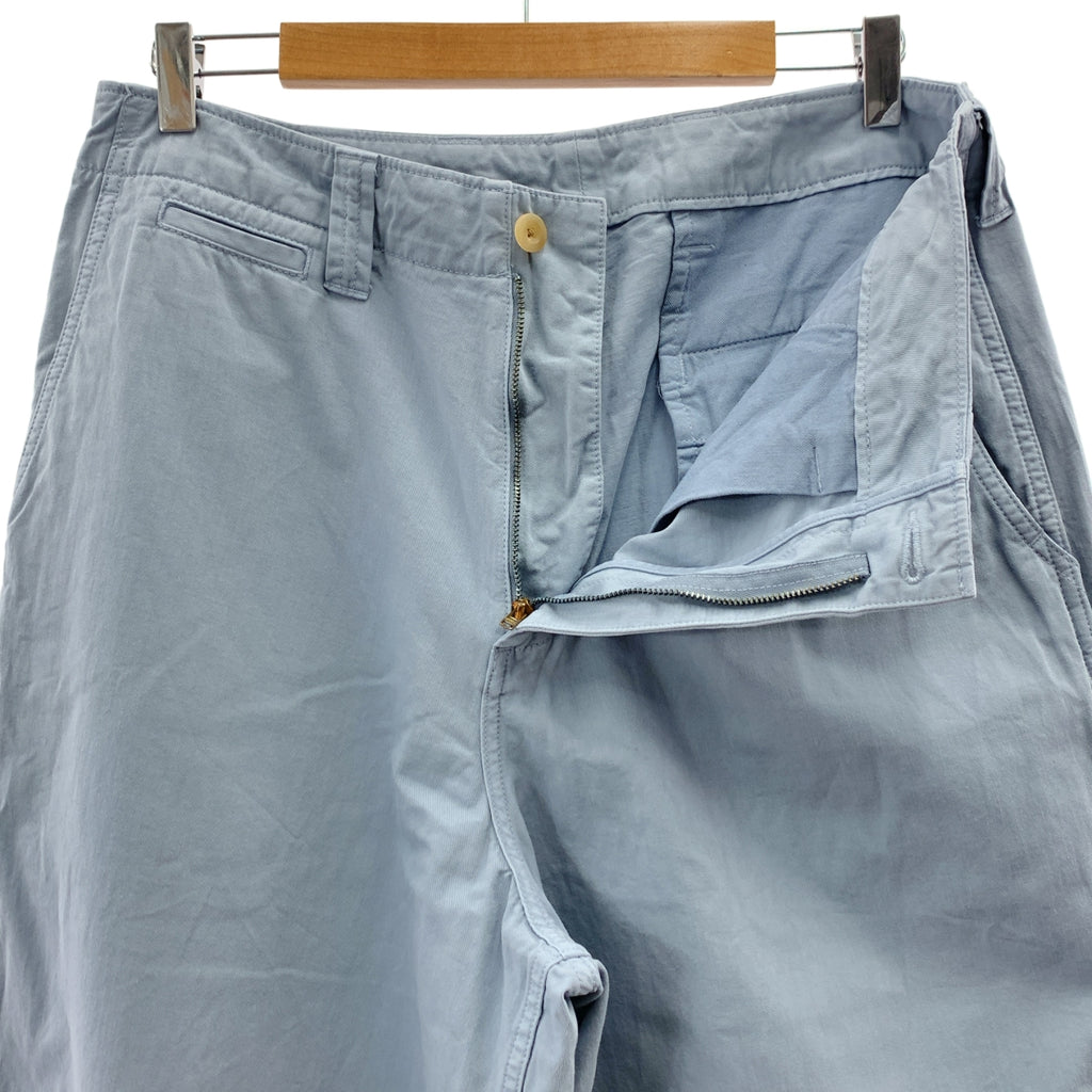 MAISON et VOYAGE / 메종 에보야지 | 2025SS | 제품 염색 코튼 능직 와이드 스트레이트 치노 팬츠 | 50 |