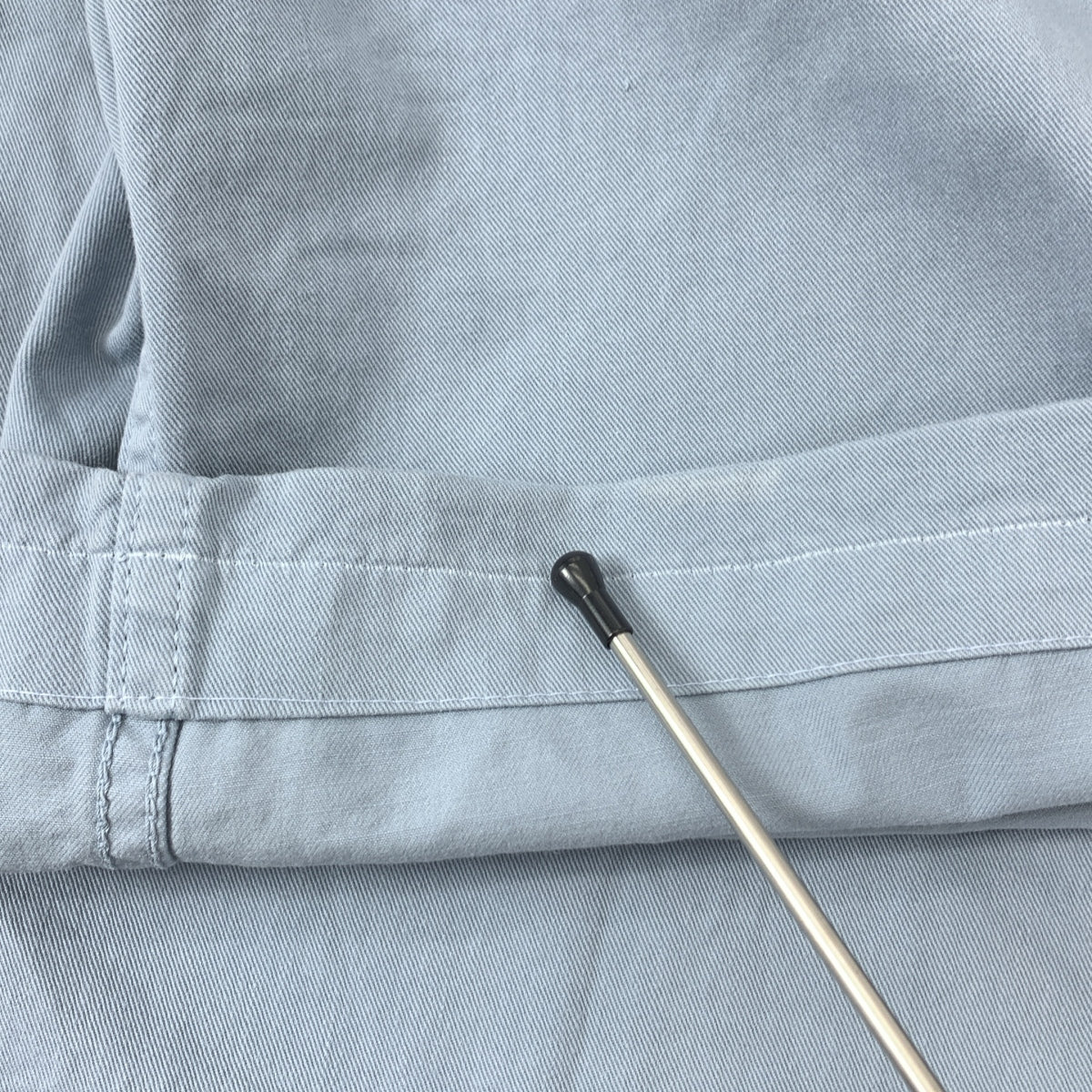 MAISON et VOYAGE / 메종 에보야지 | 2025SS | 제품 염색 코튼 능직 와이드 스트레이트 치노 팬츠 | 50 |