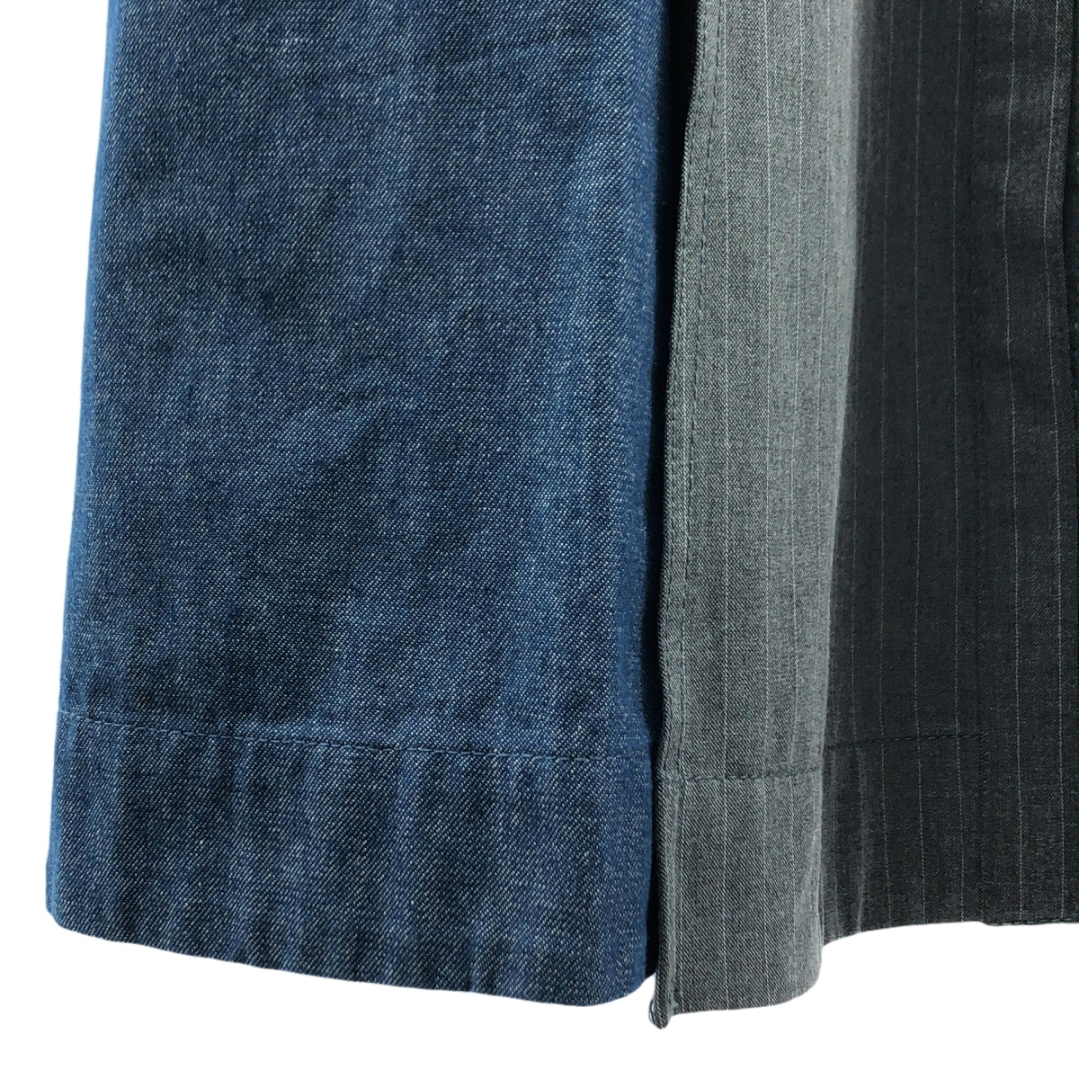 FURFUR | 牛仔布對接立領洋裝 | 均碼 | 灰色 | 女款