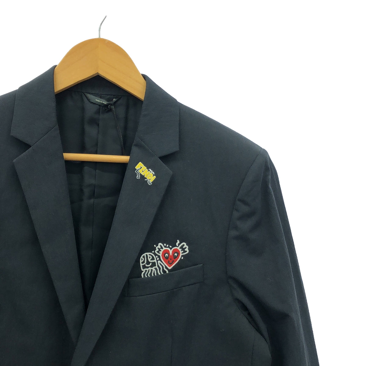 FENDI / Fendi | × Mr.Doodle Tailored Jacket | 48 | Black | Men's