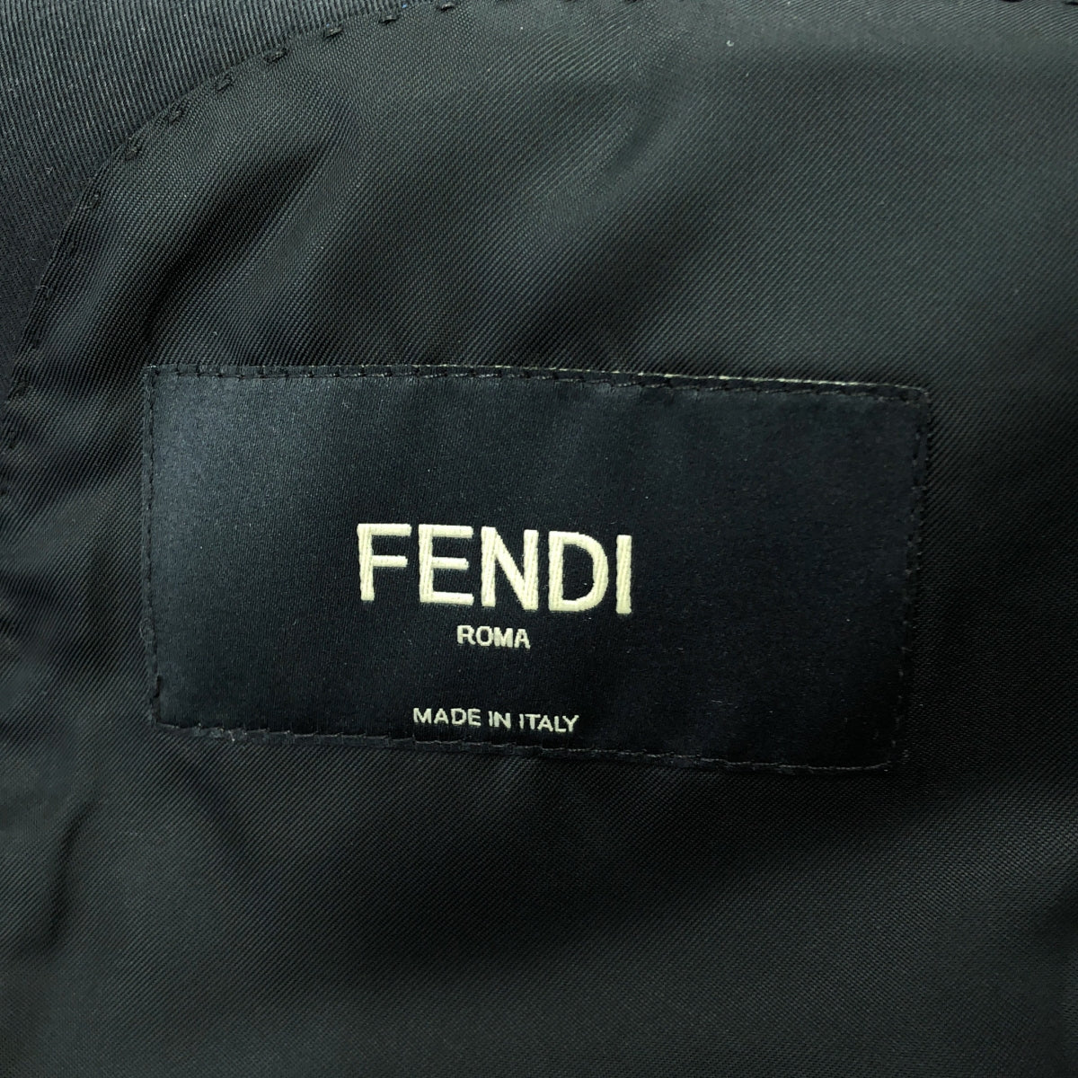 FENDI / フェンディ | × Mr.Doodle テーラードジャケット | 48 | ブラック | メンズ