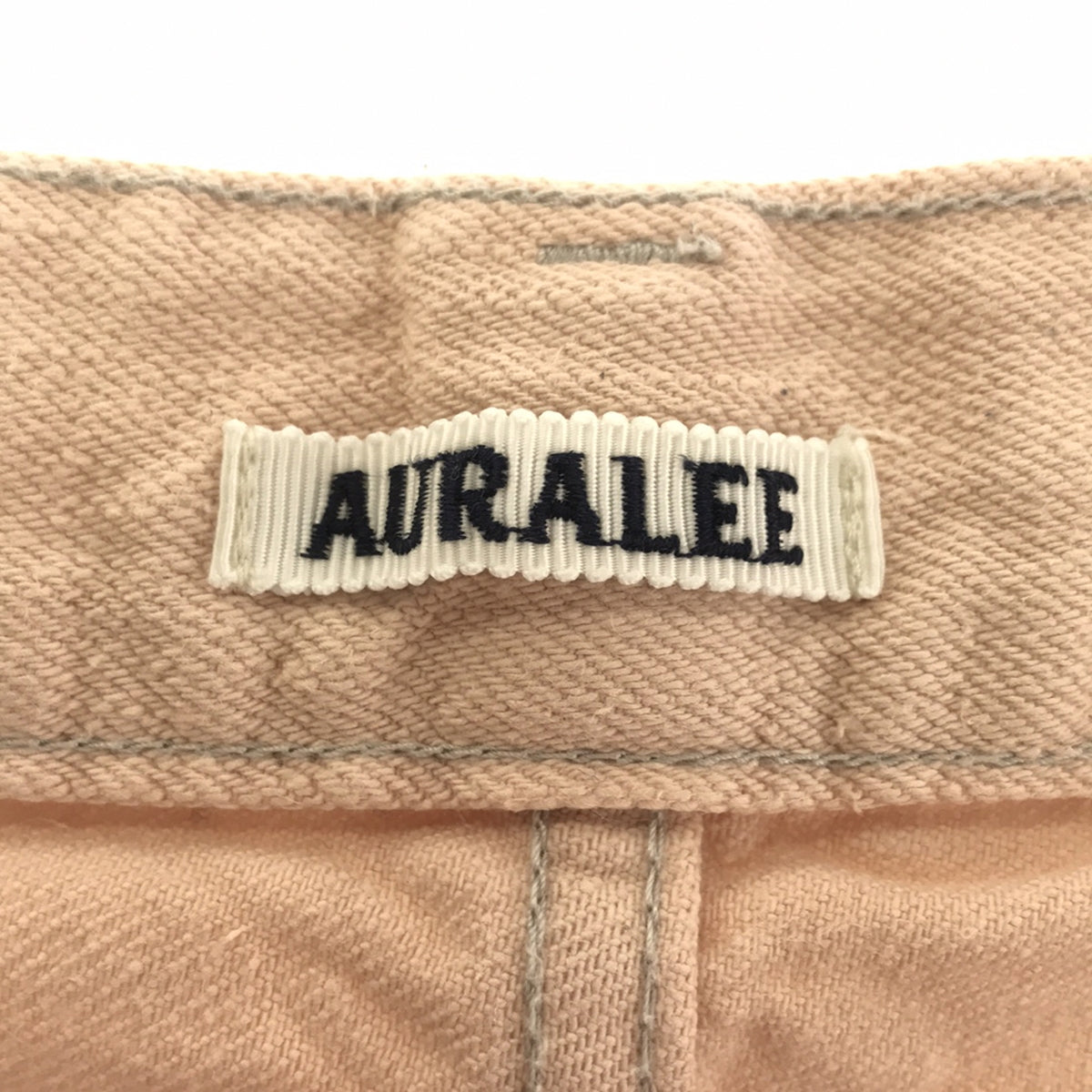 AURALEE / 오라리 | BOTANICAL DYED SELVEDGE DENIM PANTS / 보타니컬 다이 쓰레기 데님 팬츠 | 4 | 핑크 계열 | 남성