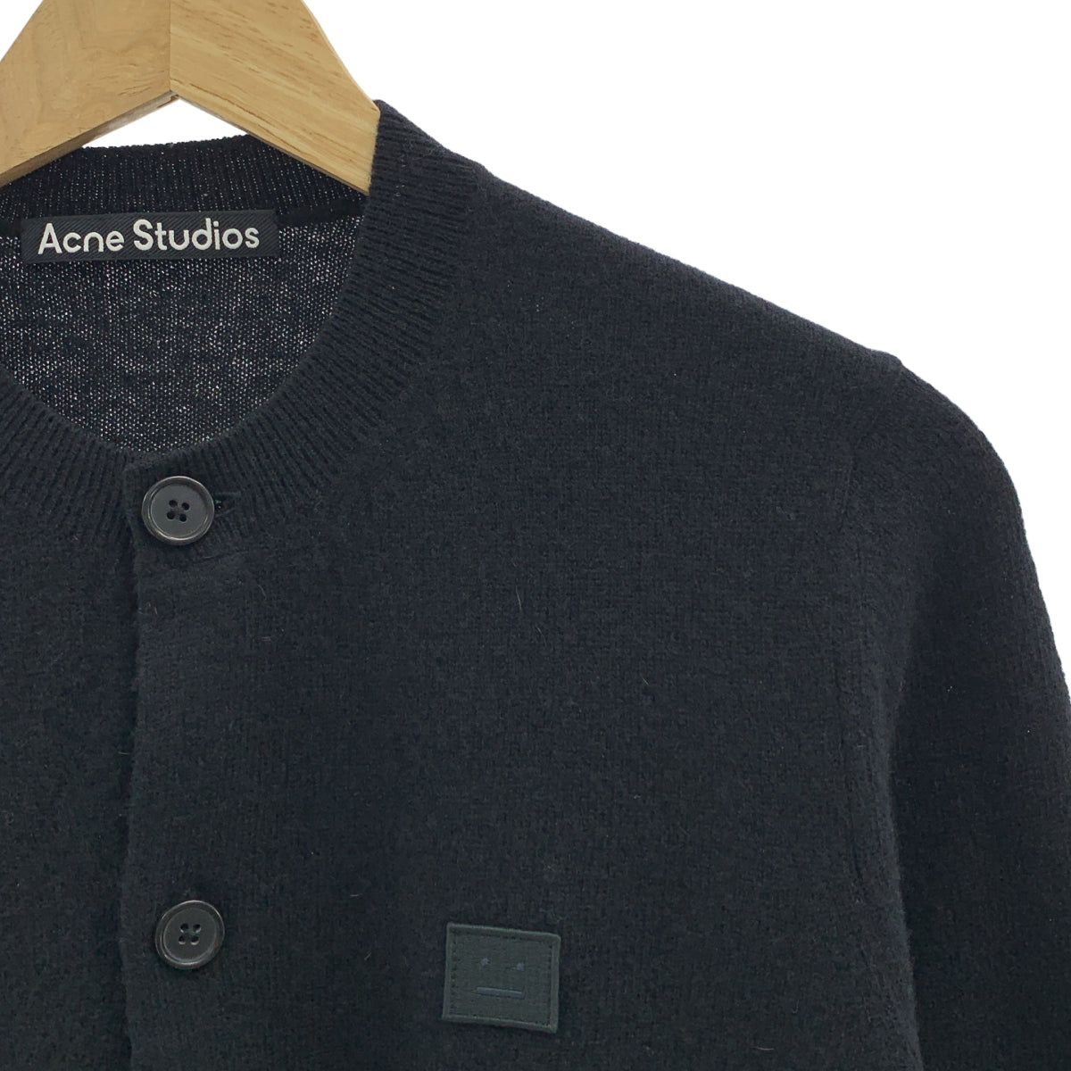 Acne Studios / 여드름 스튜디오 | 울 아이콘 크루넥 카디건 | S |