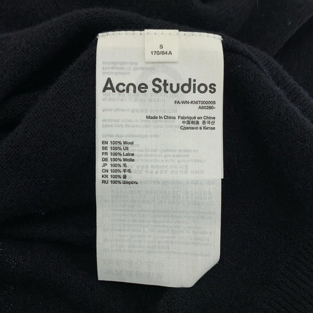 Acne Studios / アクネストゥディオズ | ウール アイコン クルーネック カーディガン | S | レディース