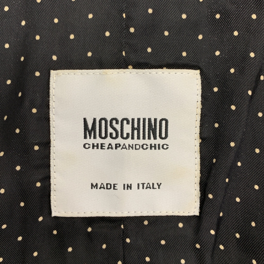 MOSCHINO / モスキーノ | シングルブレスト テーラード ジャケット / 総裏地 |