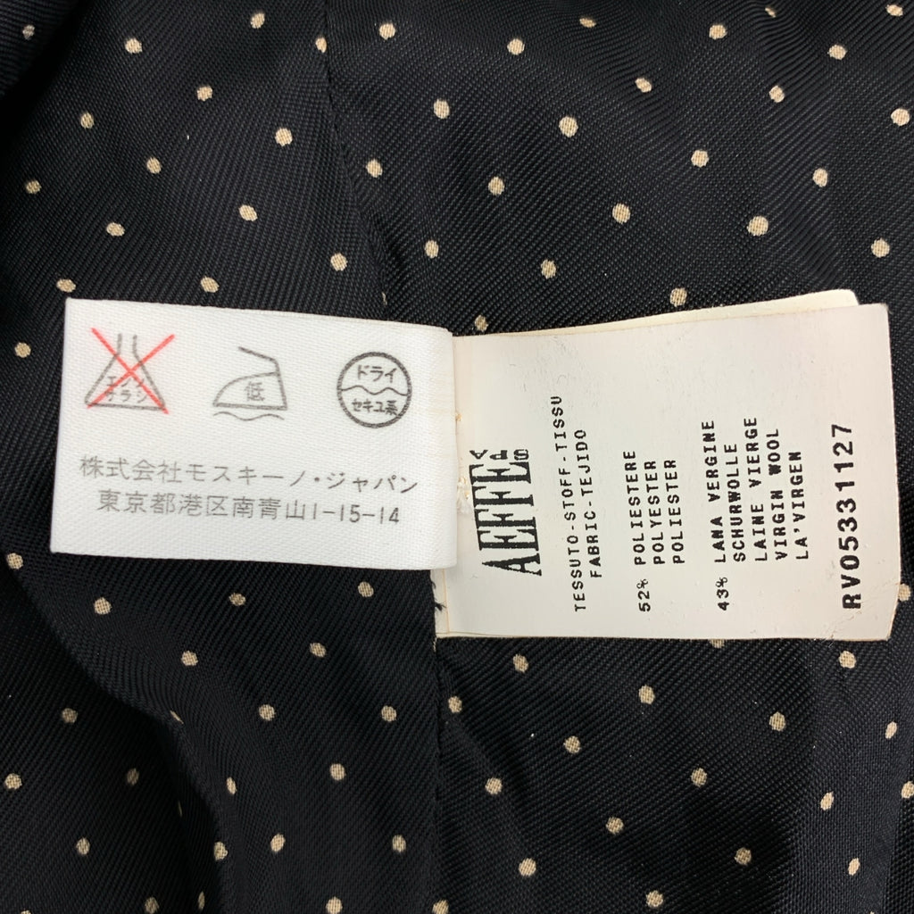 MOSCHINO / モスキーノ | シングルブレスト テーラード ジャケット / 総裏地 |