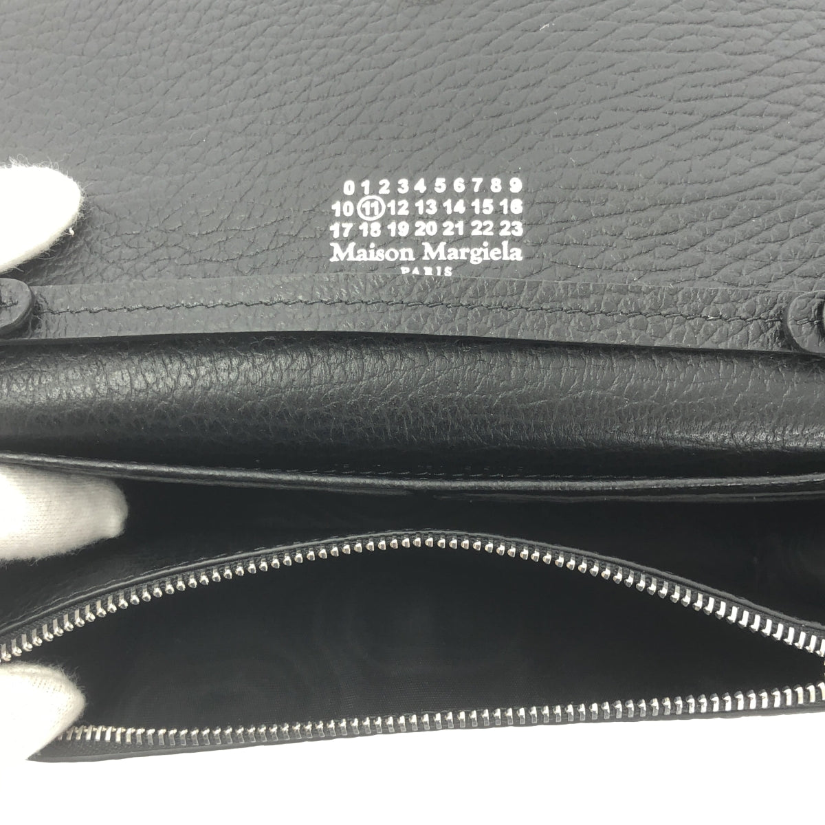 Maison Margiela / メゾンマルジェラ | 4ステッチ チェーン ウォレット ショルダーバッグ |