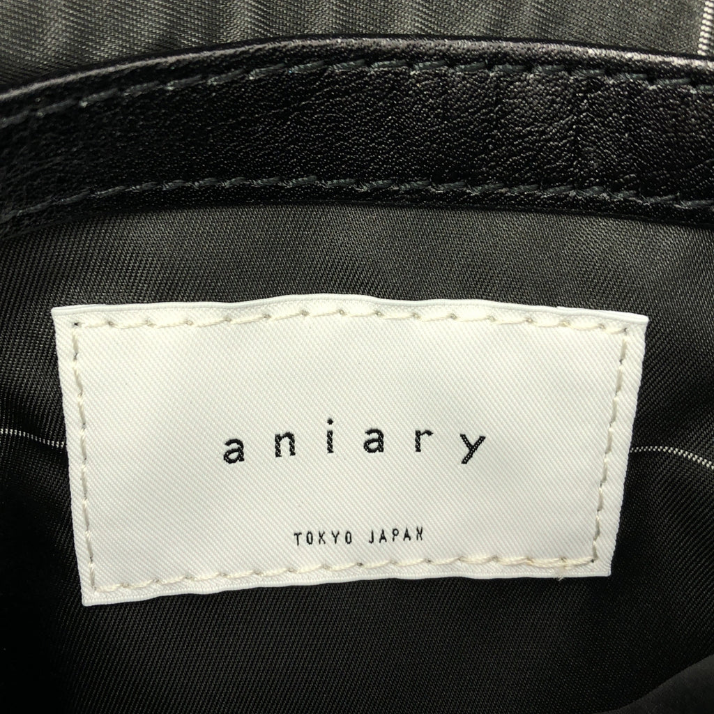 aniary / 아니아리 | 가죽 씨필름 클러치백 |
