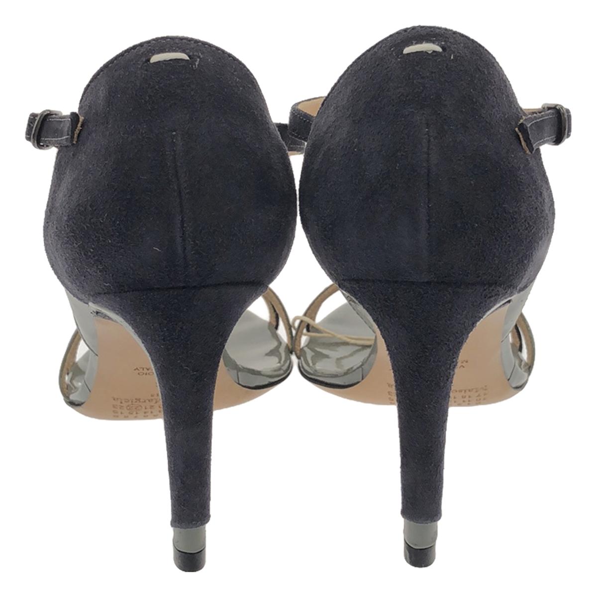 [Beautiful Condition] Maison Margiela | 2016SS | Double Heel Sandals | Size 36 | Grey/Navy | Women's