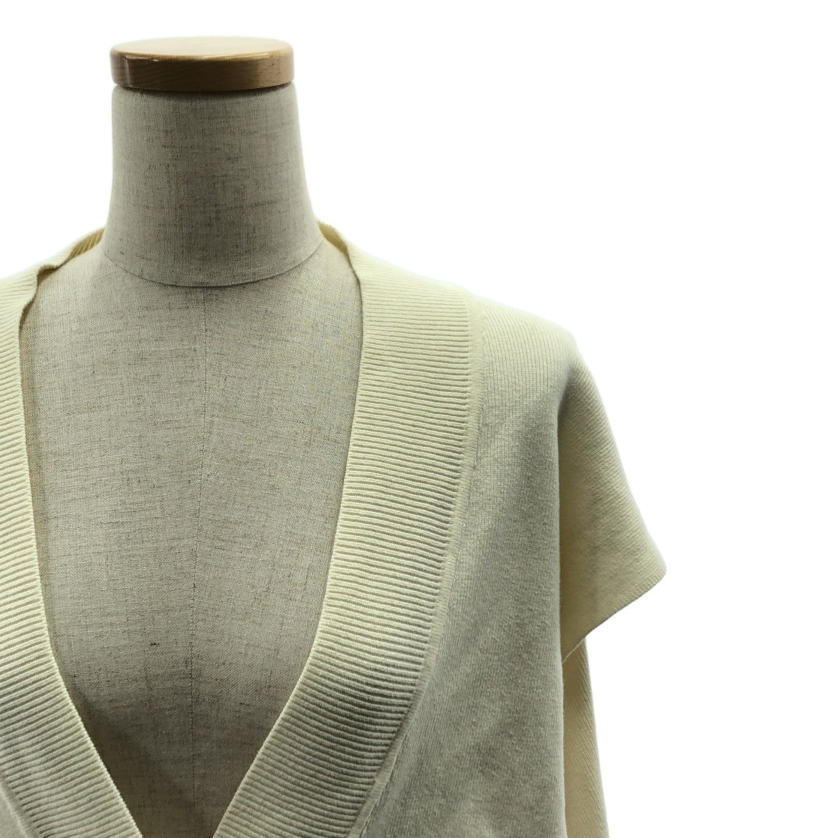 PERVERZE / パーバーズ | 2019SS | crash wide knit cardigan クラッシュ ワイド ニット カーディガン | F | アイボリー | レディース