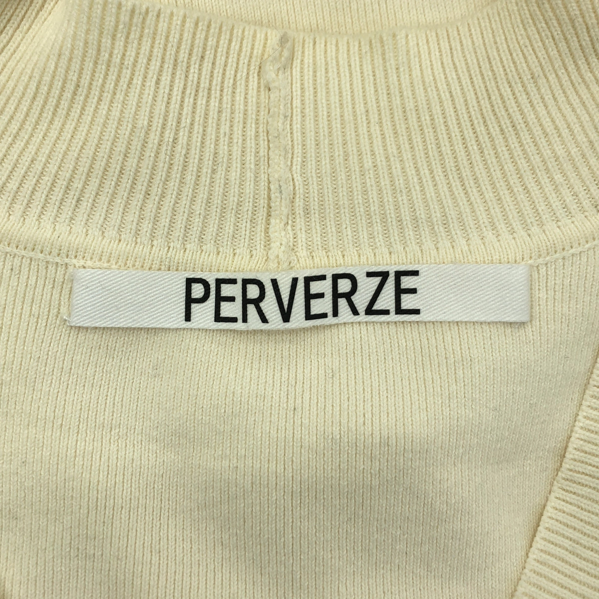 PERVERZE / パーバーズ | 2019SS | crash wide knit cardigan クラッシュ ワイド ニット カーディガン | F | アイボリー | レディース