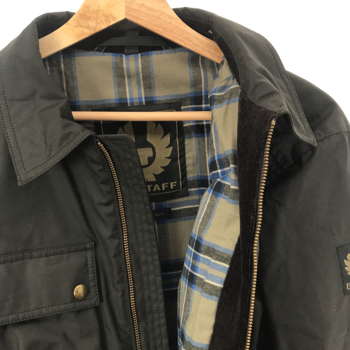 Belstaff / ベルスタッフ | TOUR OVERSHIRT / コーデュロイ切替 ワックス オイルド ジャケット | L | メン – KLD