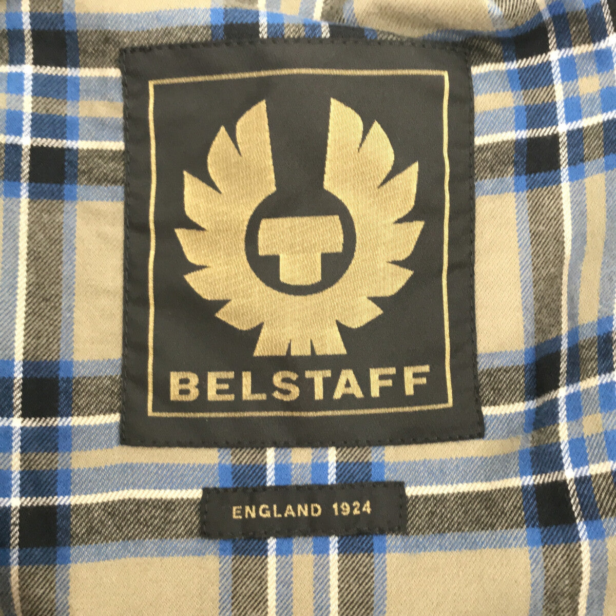 【美品】  Belstaff / ベルスタッフ | TOUR OVERSHIRT / コーデュロイ切替 ワックス オイルド ジャケット | L | ダークブラウン | メンズ