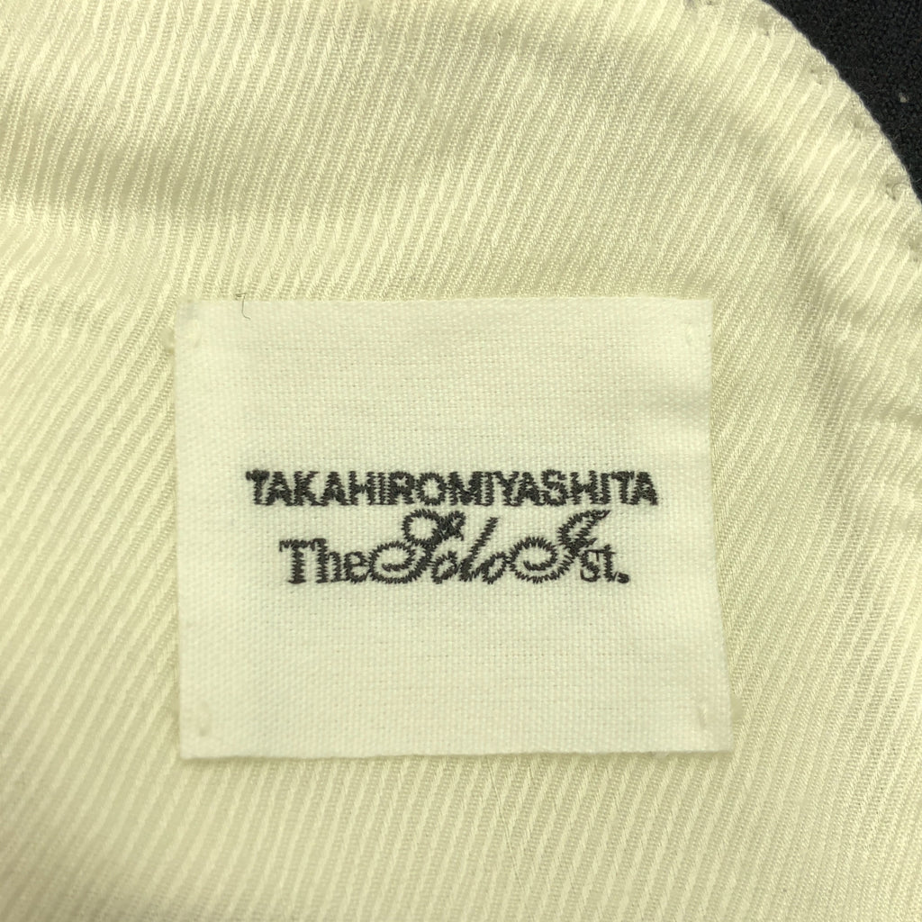 TAKAHIROMIYASHITA The Soloist / タカヒロミヤシタザソロイスト | ウール レイヤードスリーブ シングルコート/ 裏地付き | 46 | ネイビー | メンズ