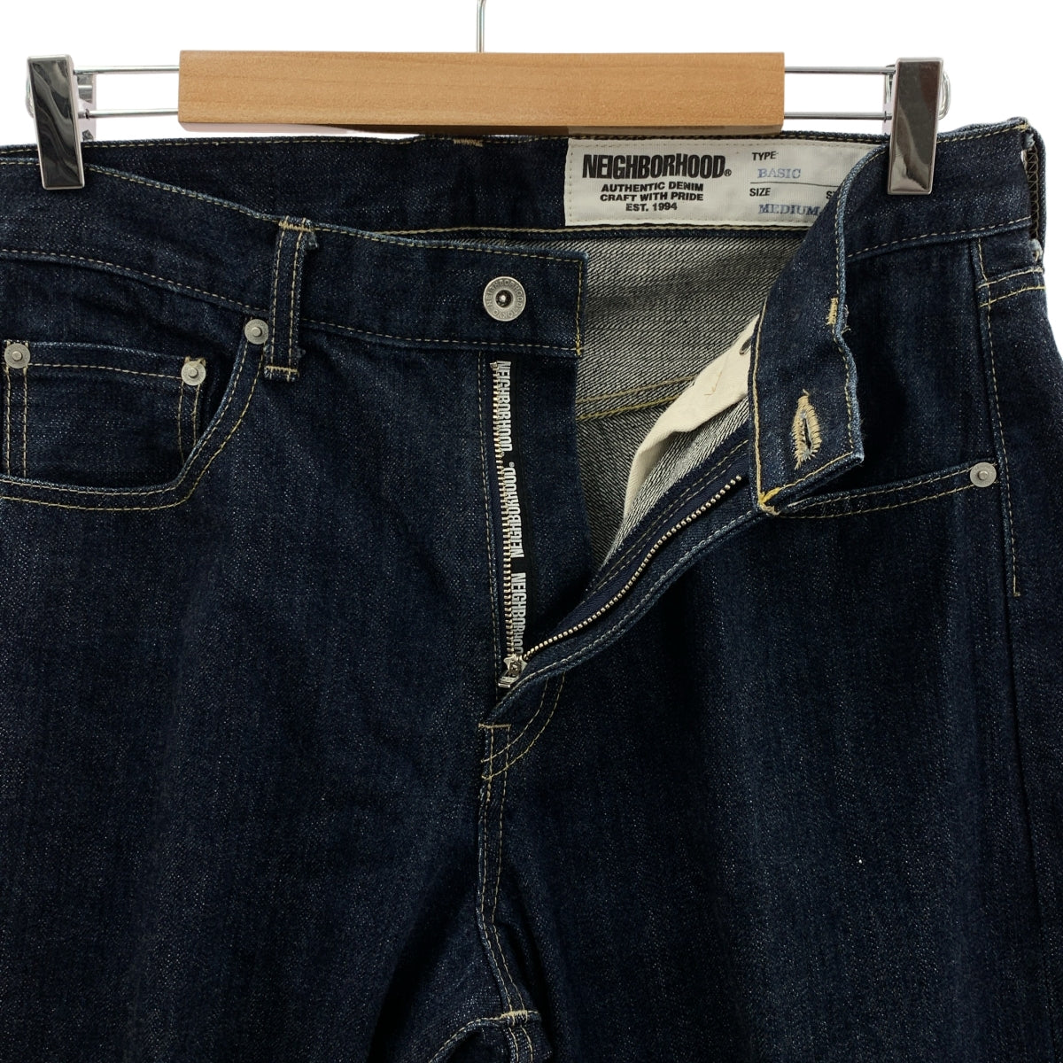 NEIGHBORHOOD / 네이버 후드 | RIGID BASIC / 14OZ-PT 리짓 데님 팬츠 | M | 인디고 | 남성