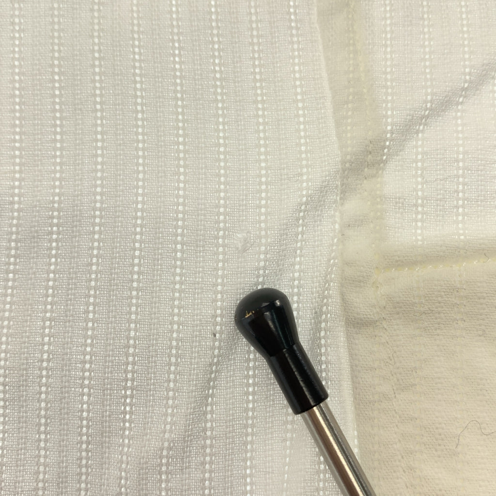 LEMAIRE / 르메르 | 코튼 헨리 넥 풀오버 셔츠 | S | 화이트 | 남성