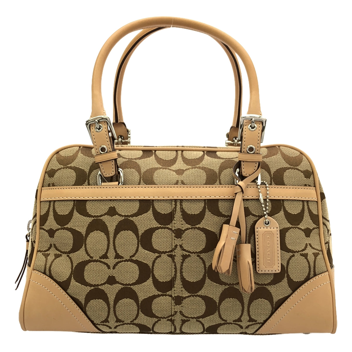 COACH | 8K05 / Leather-trimmed signature handbag |