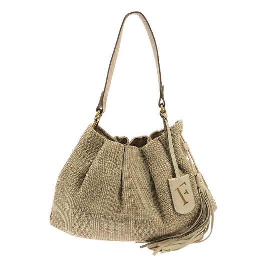 FURLA | Soft knit handbag | Beige | Women's