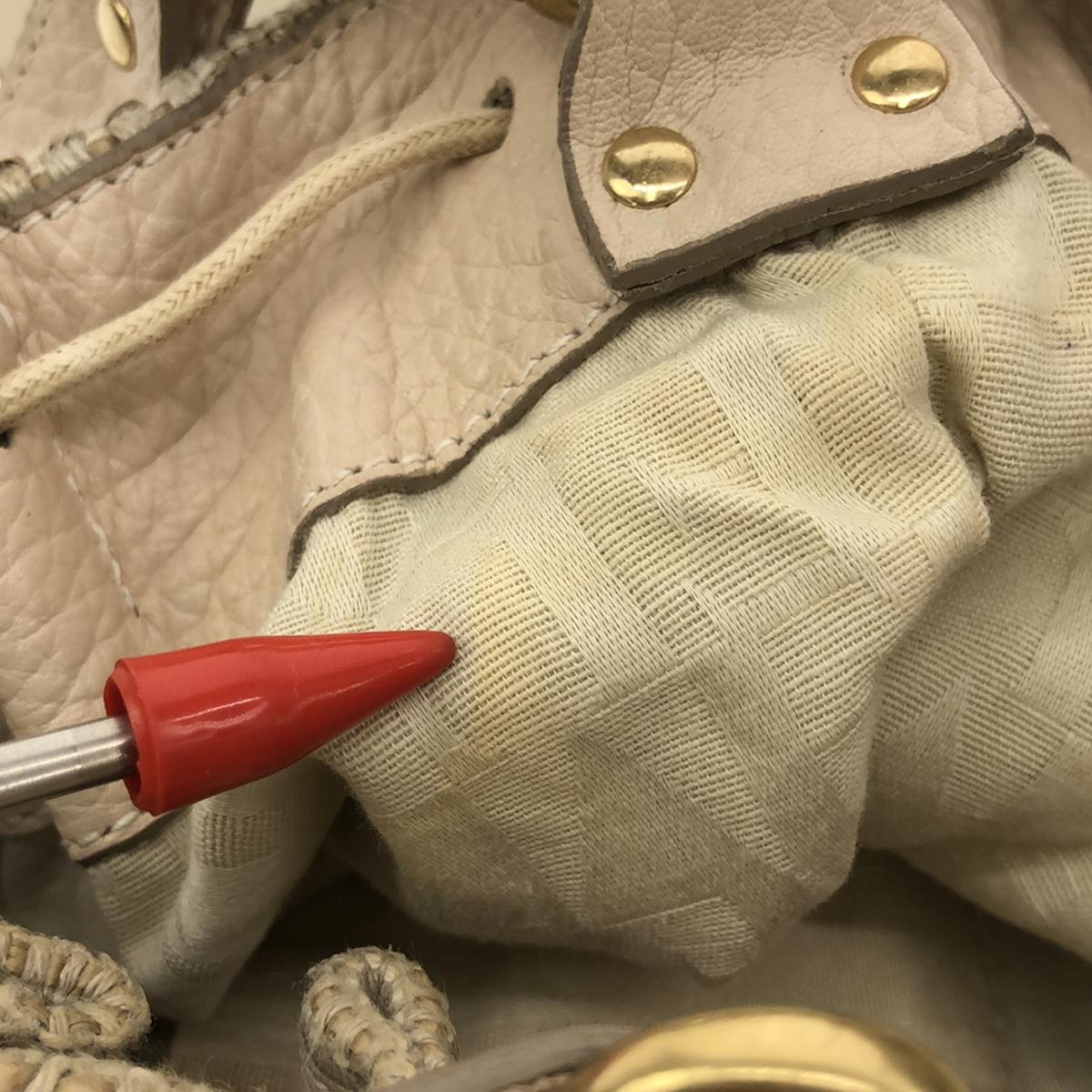 FURLA |柔軟針織手提包 |米色 |女性的