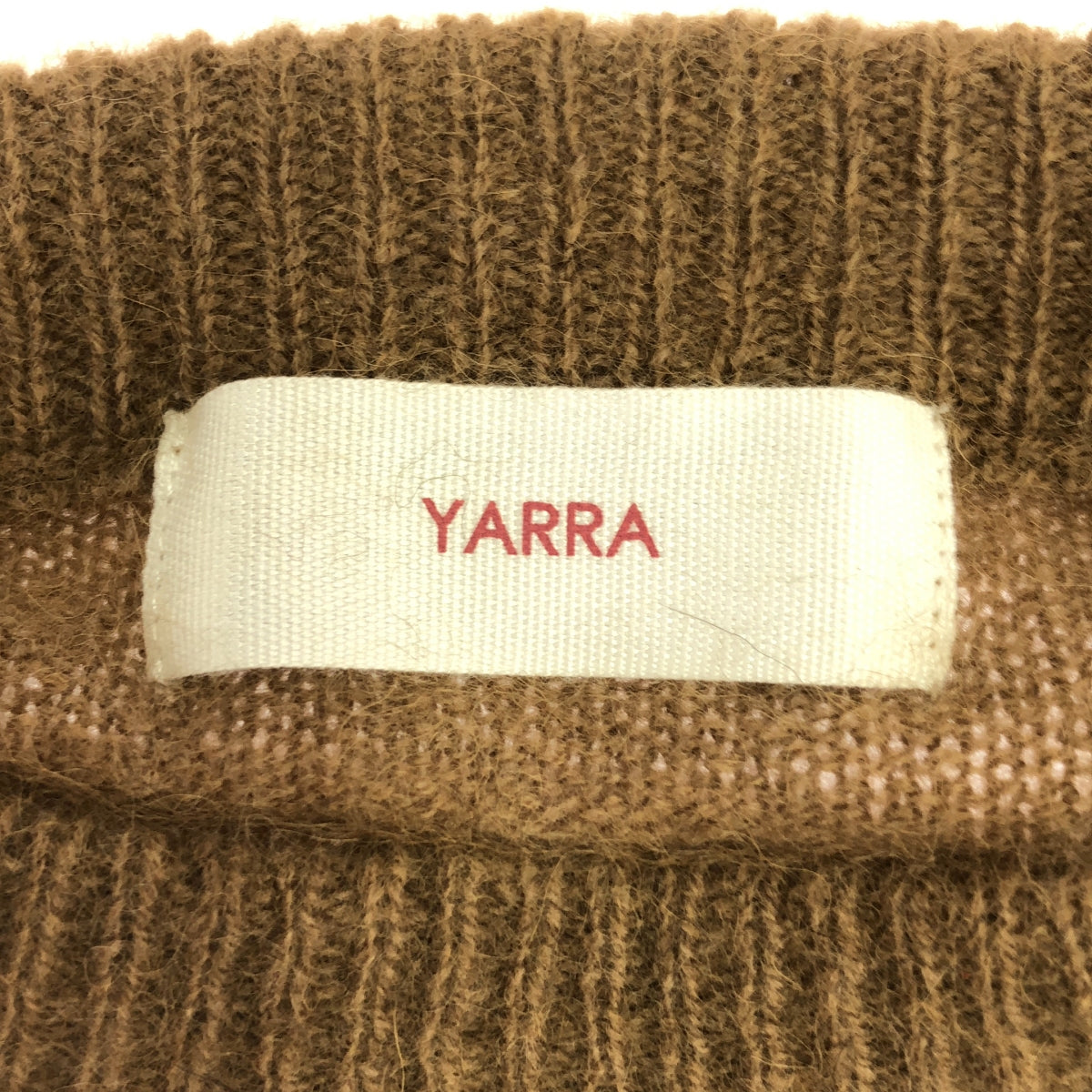 YARRA | Raccoon wool crew neck knit pullover | F | Women's