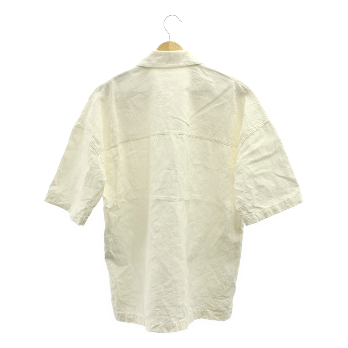 JIL SANDER / 질 썬더 | 2023SS | 오버 실루엣 하프 Zip 풀오버 셔츠 | 37 | 남성