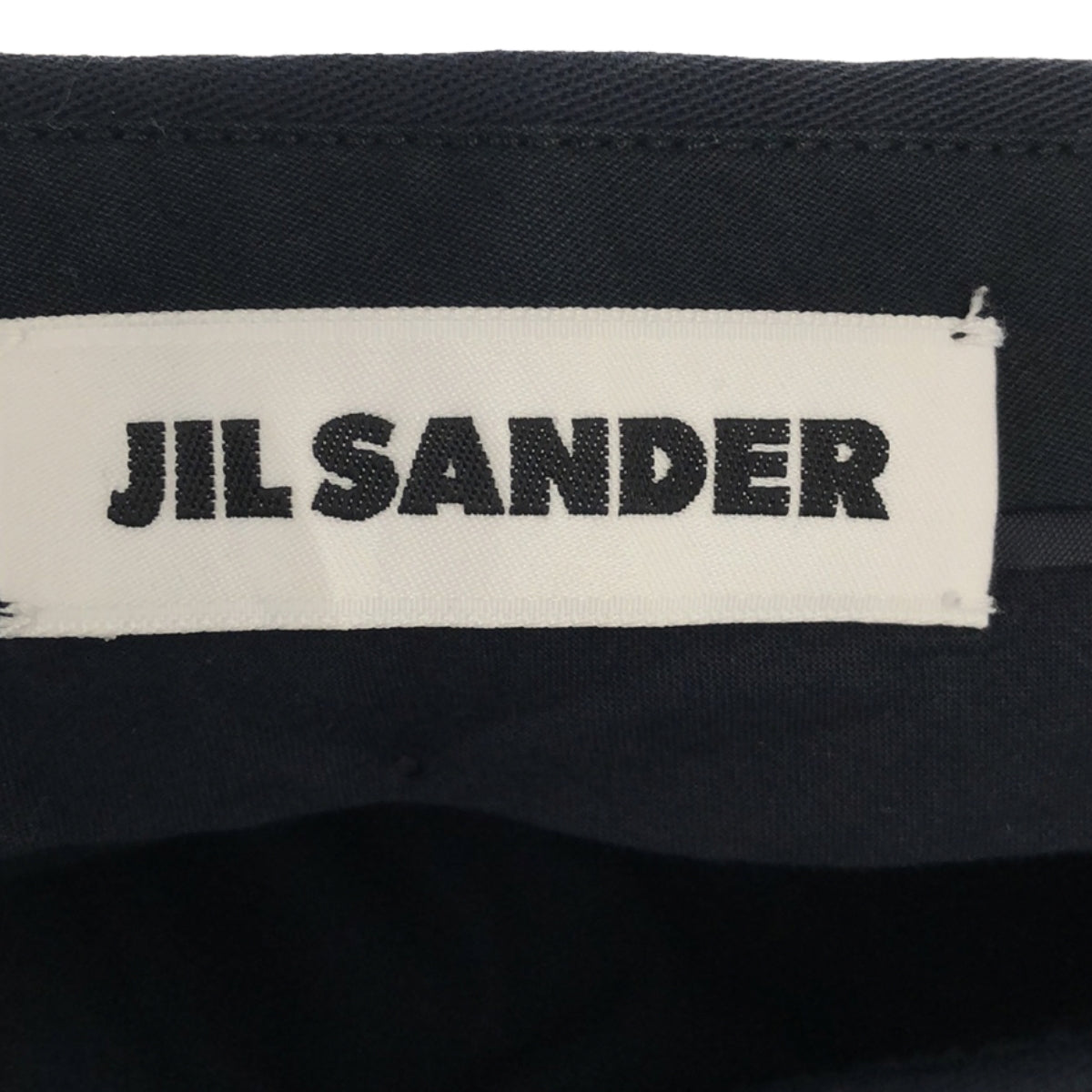 JIL SANDER / ジルサンダー | コットンギャバジン パネル切替 テーパードパンツ | 32 | レディース