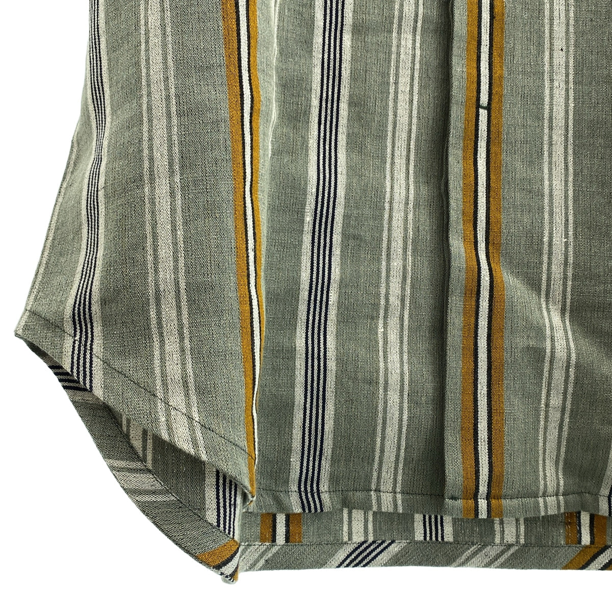 JIL SANDER / 질산더 | 2020SS | 린넨 레이온 실크 스트라이프 오버 실루엣 셔츠 | 38 | 남성