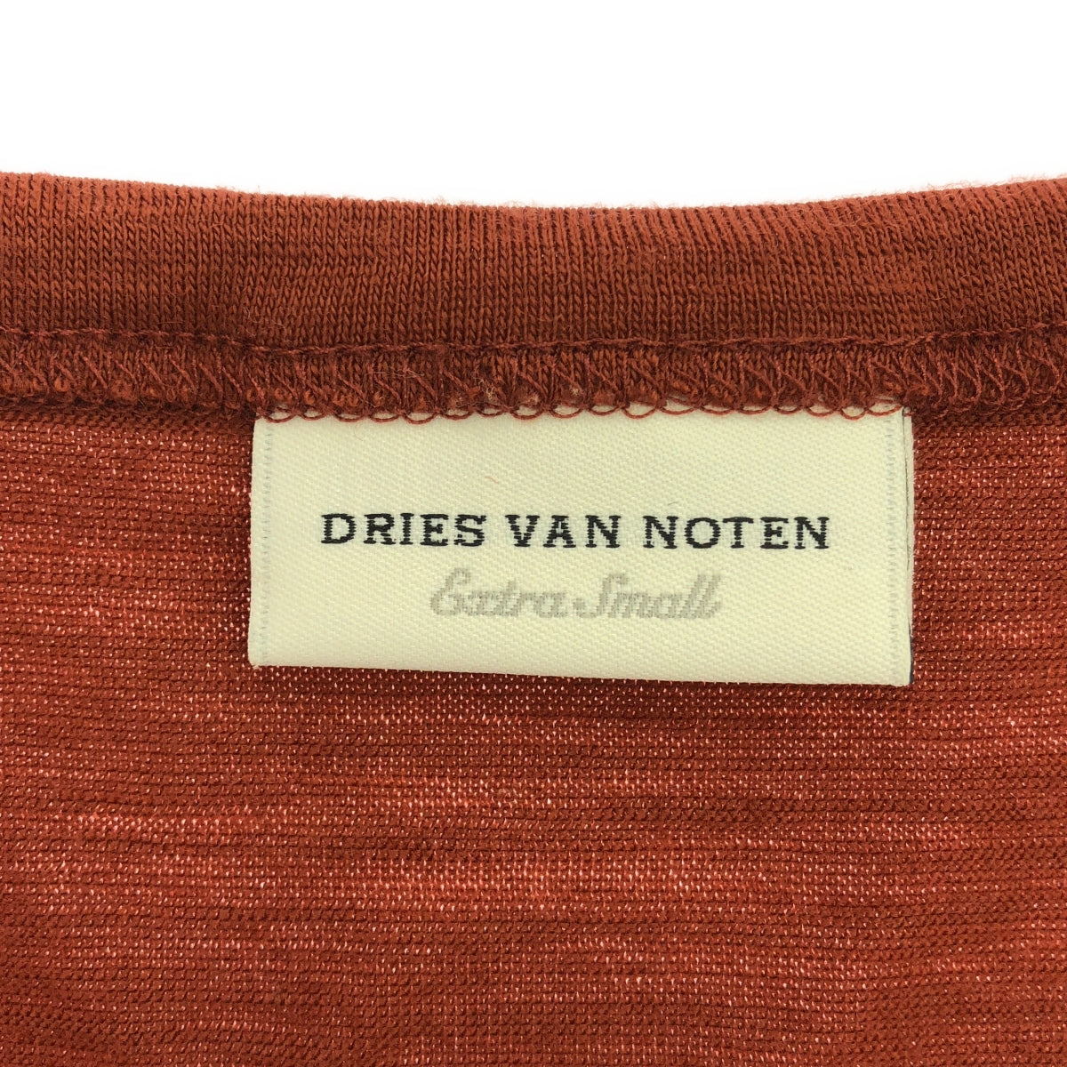 DRIES VAN NOTEN / ドリスヴァンノッテン | ウールカットソー | オレンジ | レディース