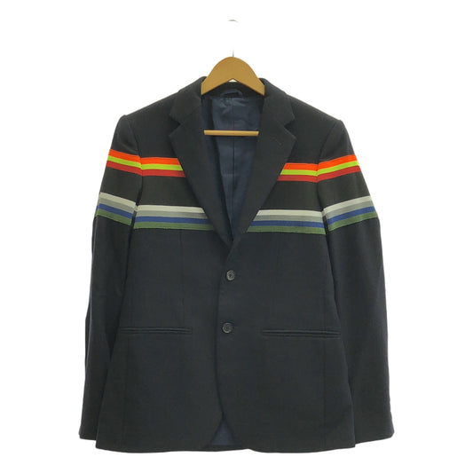 RAF SIMONS / ラフシモンズ | 2014AW | × STERLING RUBY STRIPE JACKET テーラードジャケット | 44 | メンズ