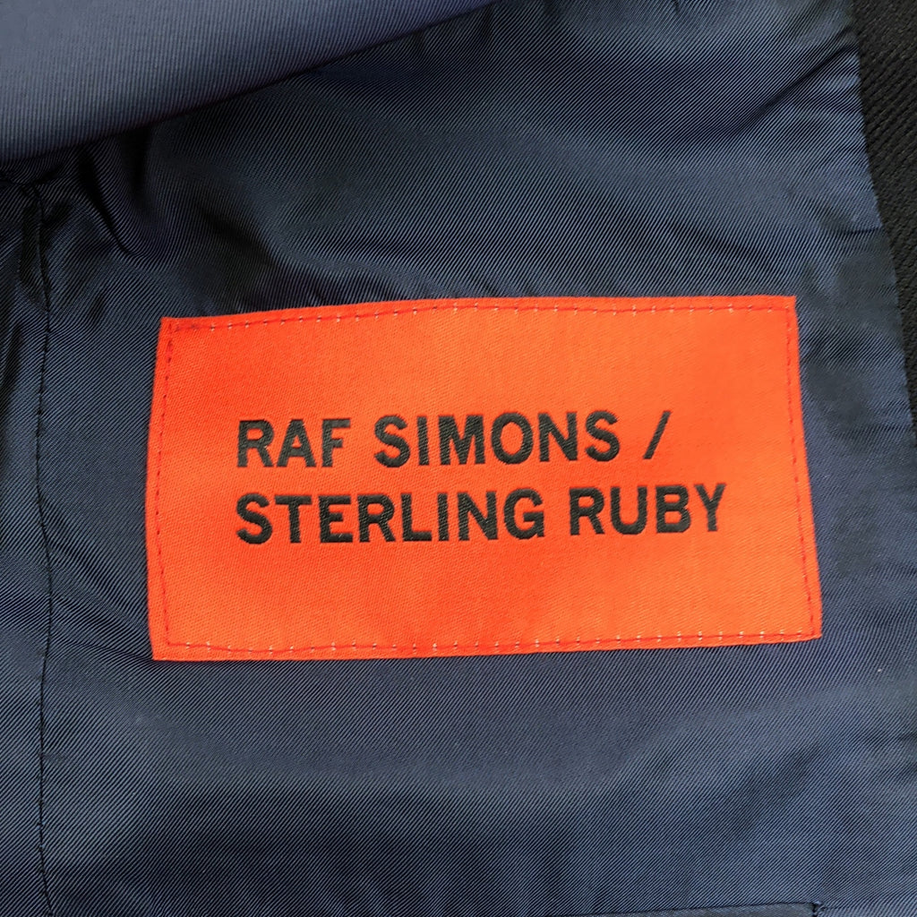 RAF SIMONS / 거친 시몬스 | 2014AW | × STERLING RUBY STRIPE JACKET 테일러드 재킷 | 44 | 네이비 | 남성