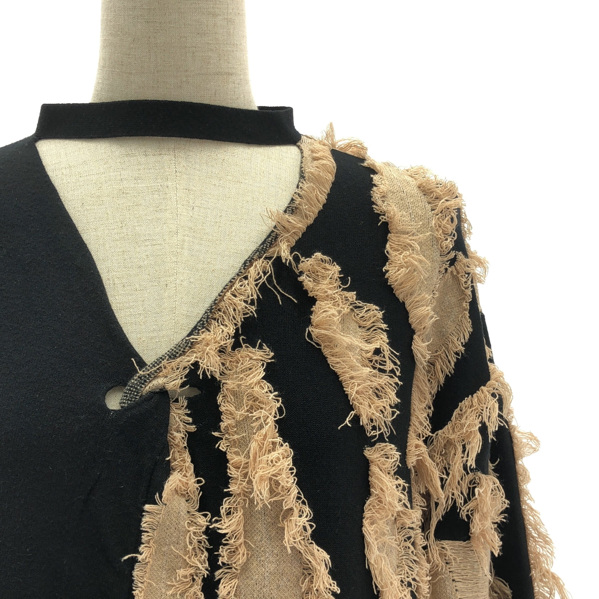 勞塔什 |不對稱針織連身裙 | 1 |黑色 |女性的