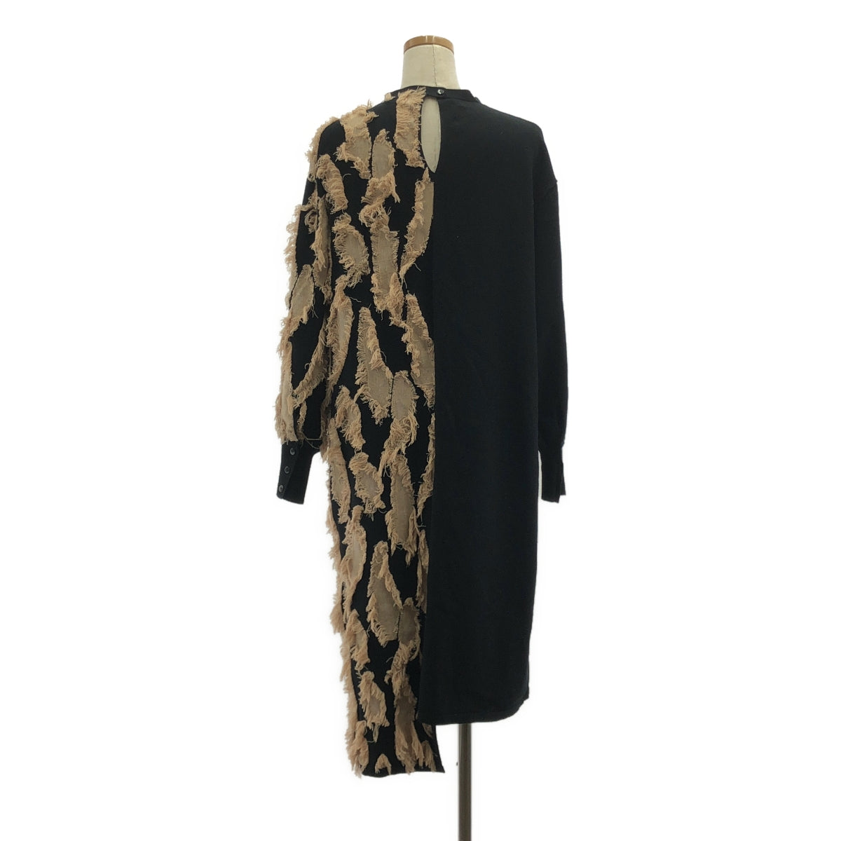 勞塔什 |不對稱針織連身裙 | 1 |黑色 |女性的