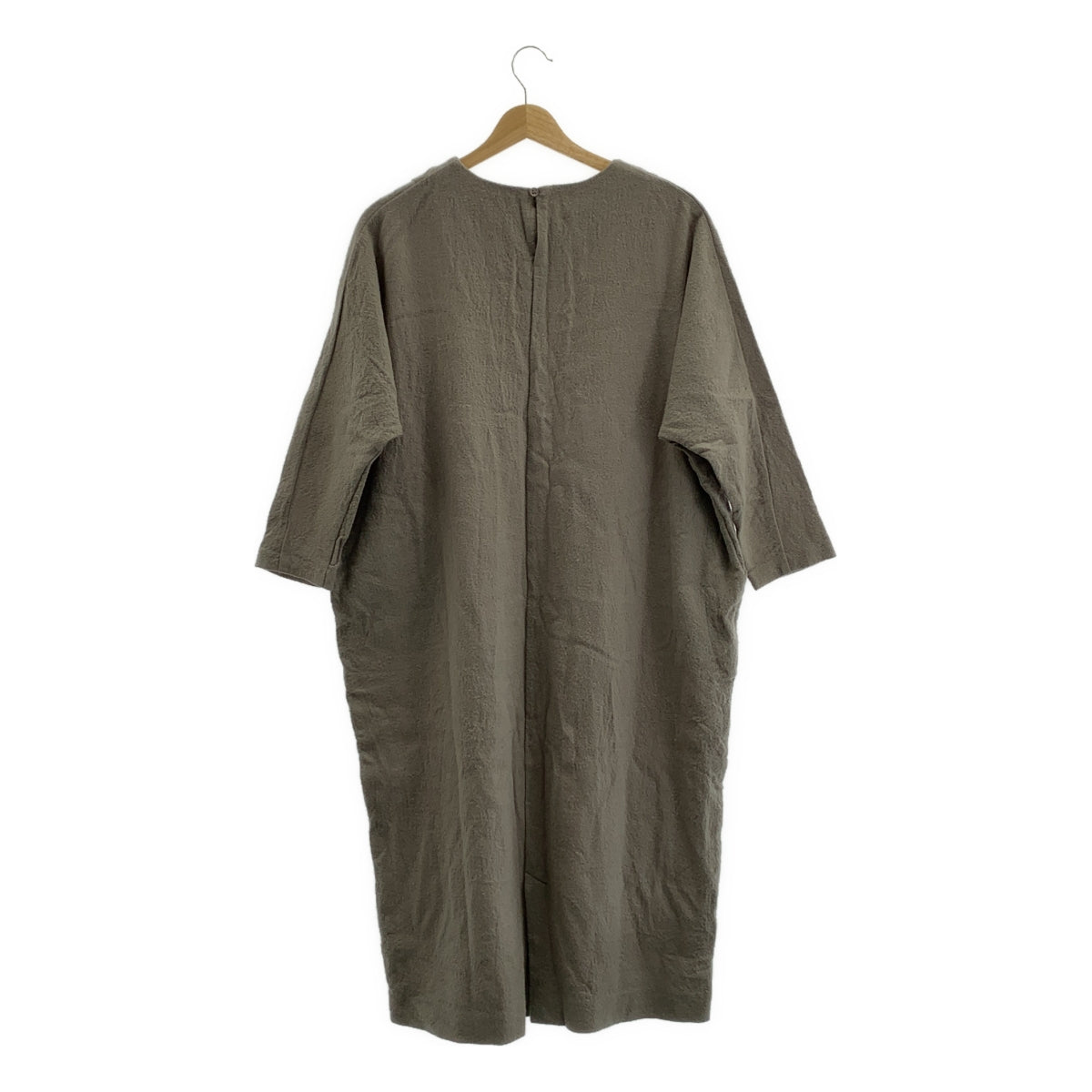 evam eva / エヴァムエヴァ | ウール ドルマン ワンピース | F