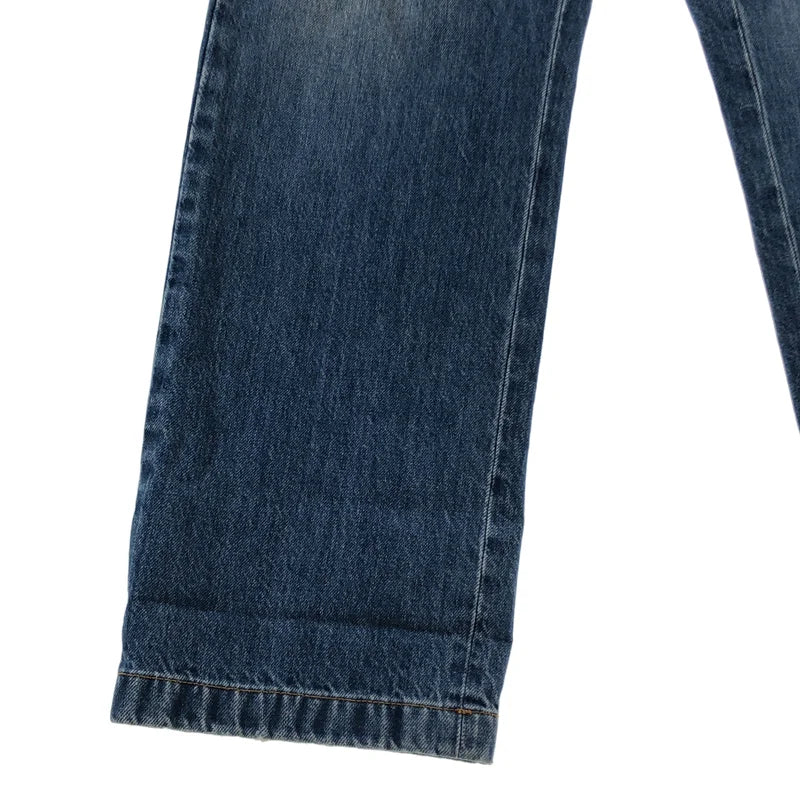 GUCCI / グッチ | ダメージ加工 ロゴパッチ 2タック デニムパンツ | 25