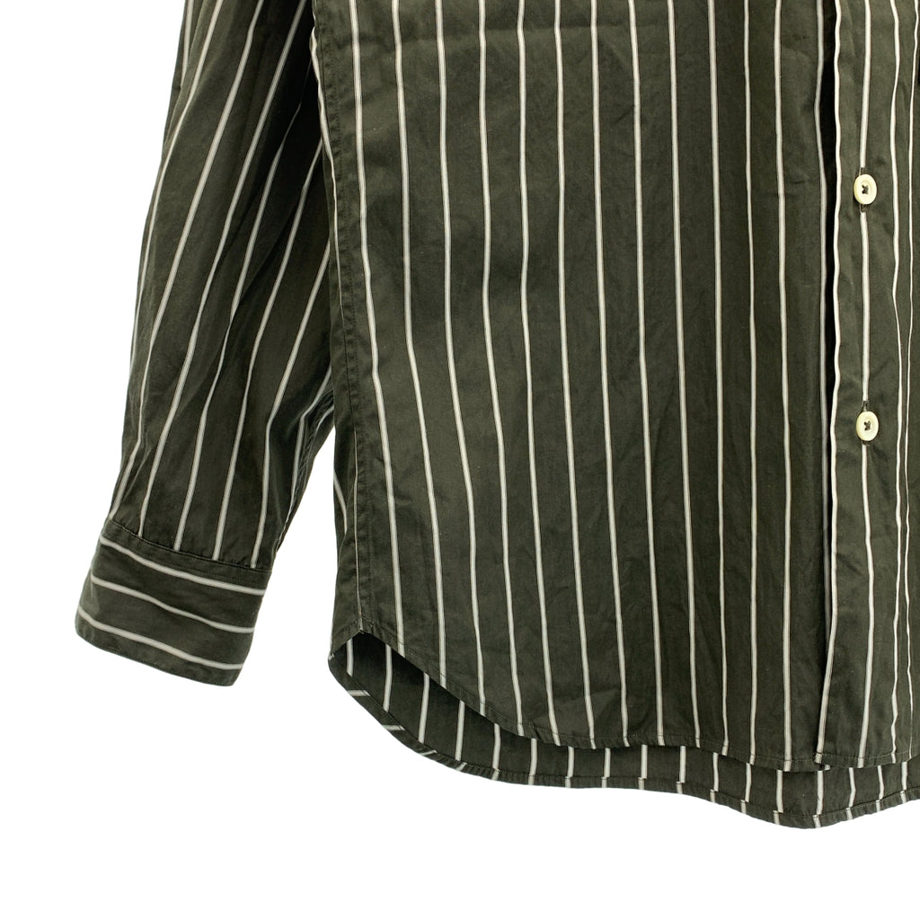 MARGARET HOWELL / 마가렛 하웰 | 2022SS | 코튼 스트라이프 레귤러 컬러 셔츠 | M | 남성