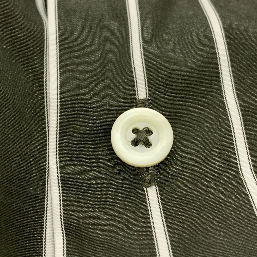 MARGARET HOWELL / 마가렛 하웰 | 2022SS | 코튼 스트라이프 레귤러 컬러 셔츠 | M | 남성