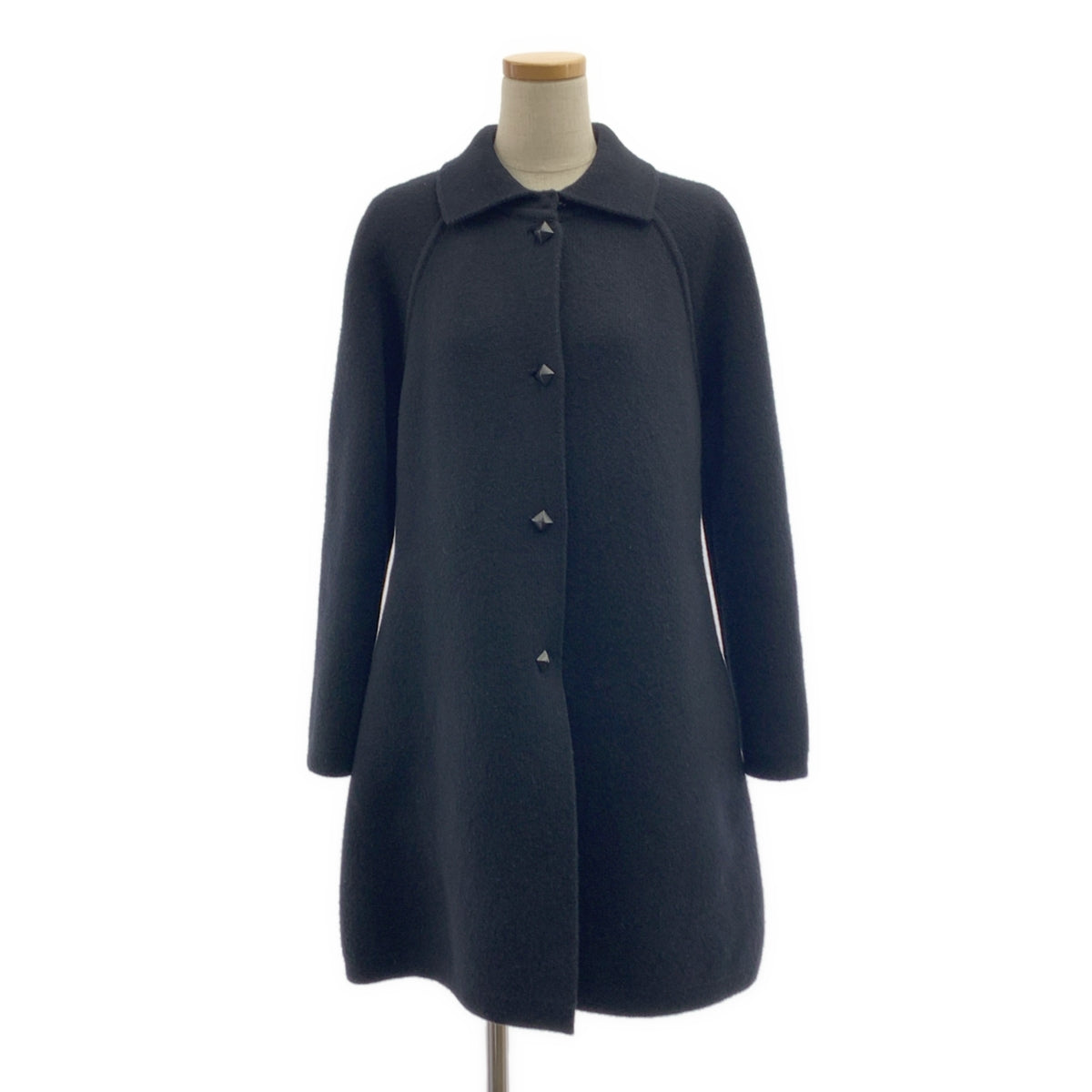 HERMES / 헤르메스 | 캐시미어 혼합 메도르 스터드 코트 | 36 | 여성