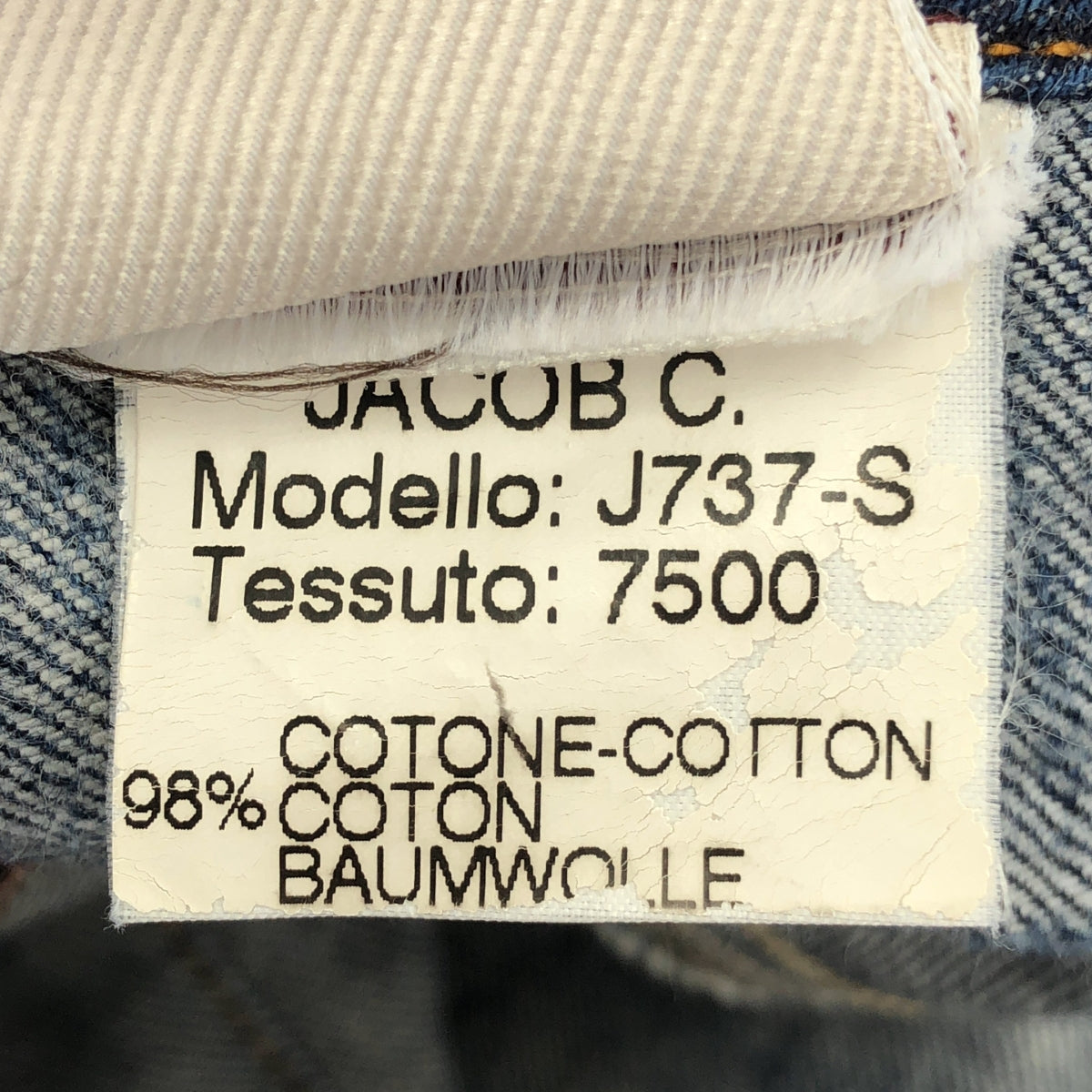 JACOB COHEN / ヤコブコーエン | ステッチワーク デニムパンツ | 29 | インディゴ | メンズ