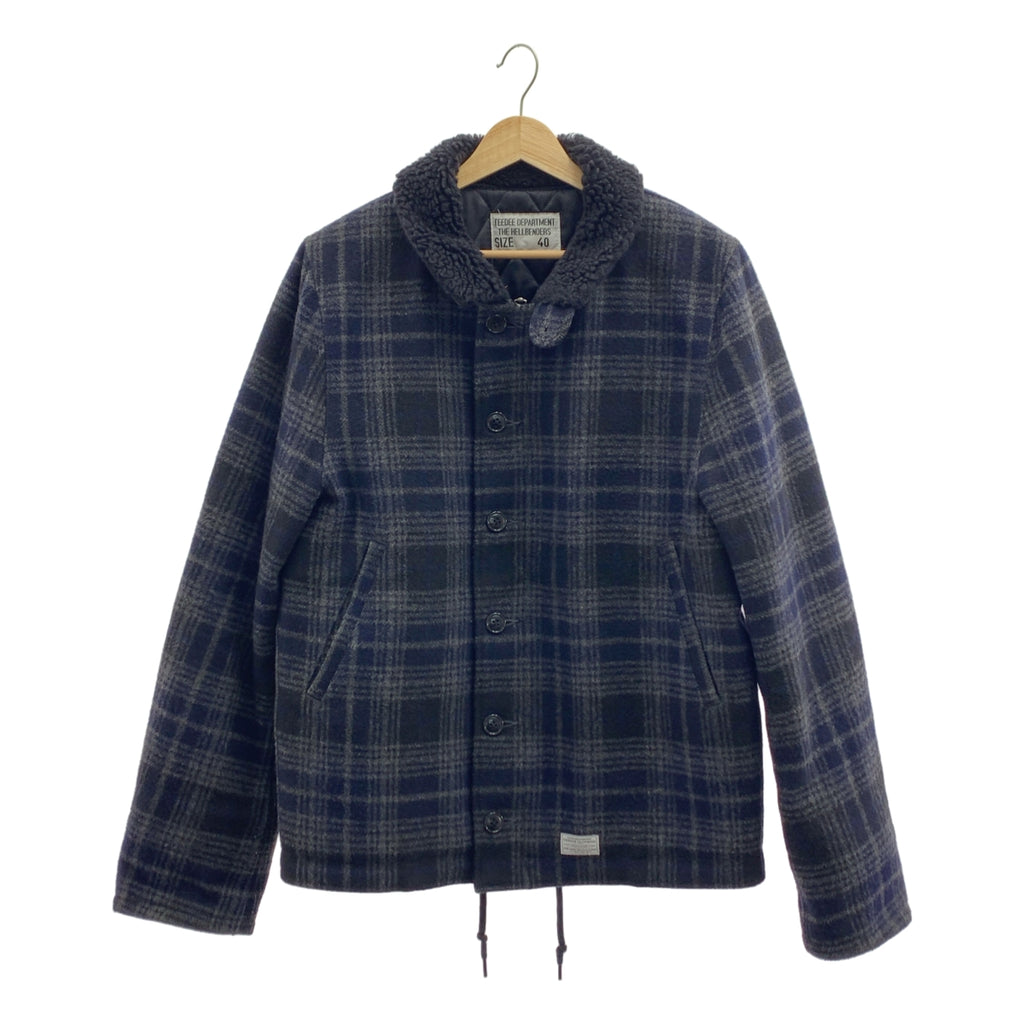 Tee Dee / ティーディー | ウール チェック キルティングジャケット | 40 | メンズ